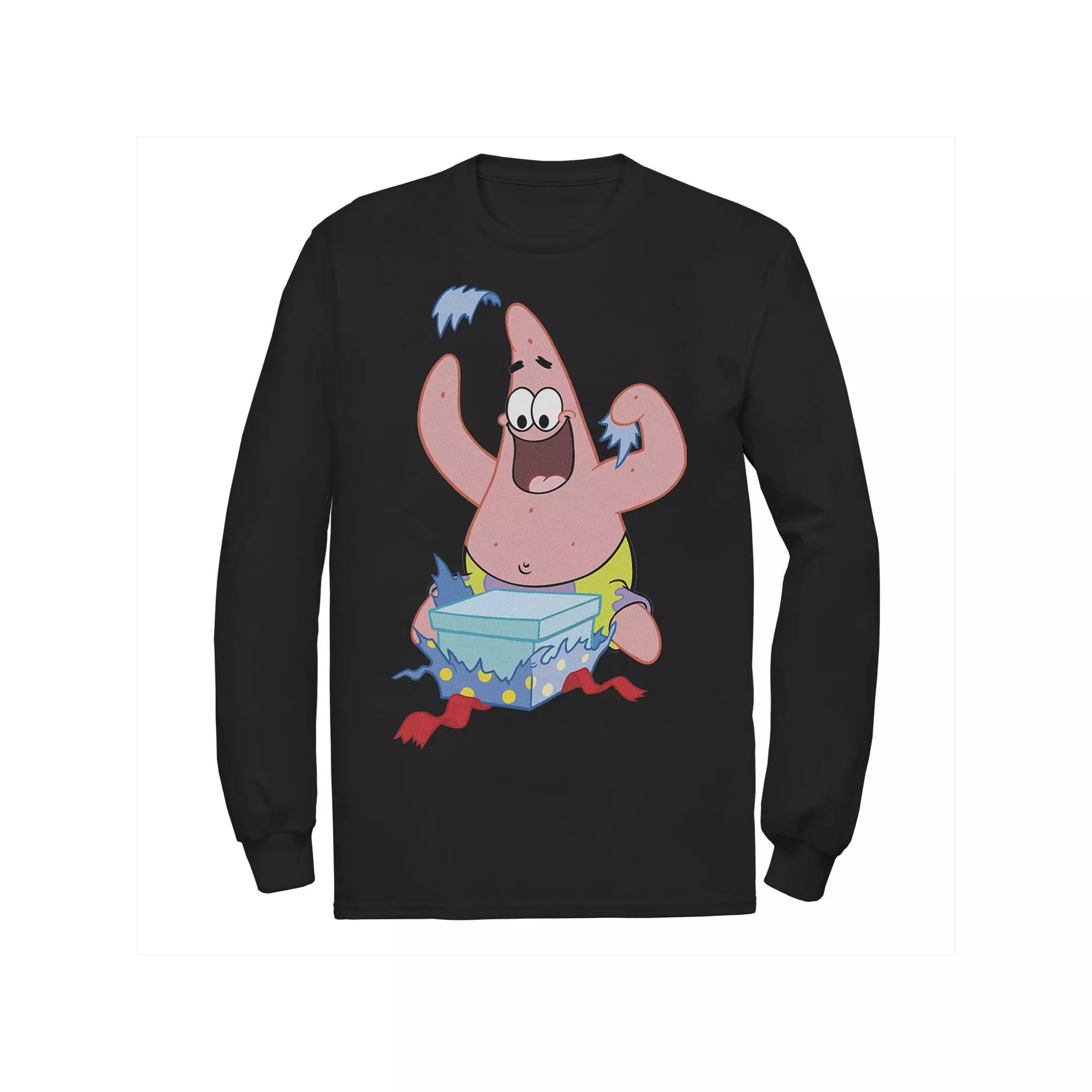 Men's Nickelodeon SpongeBob SquarePants Patrick Star Holiday Long Sleeve Tee,  Product Image