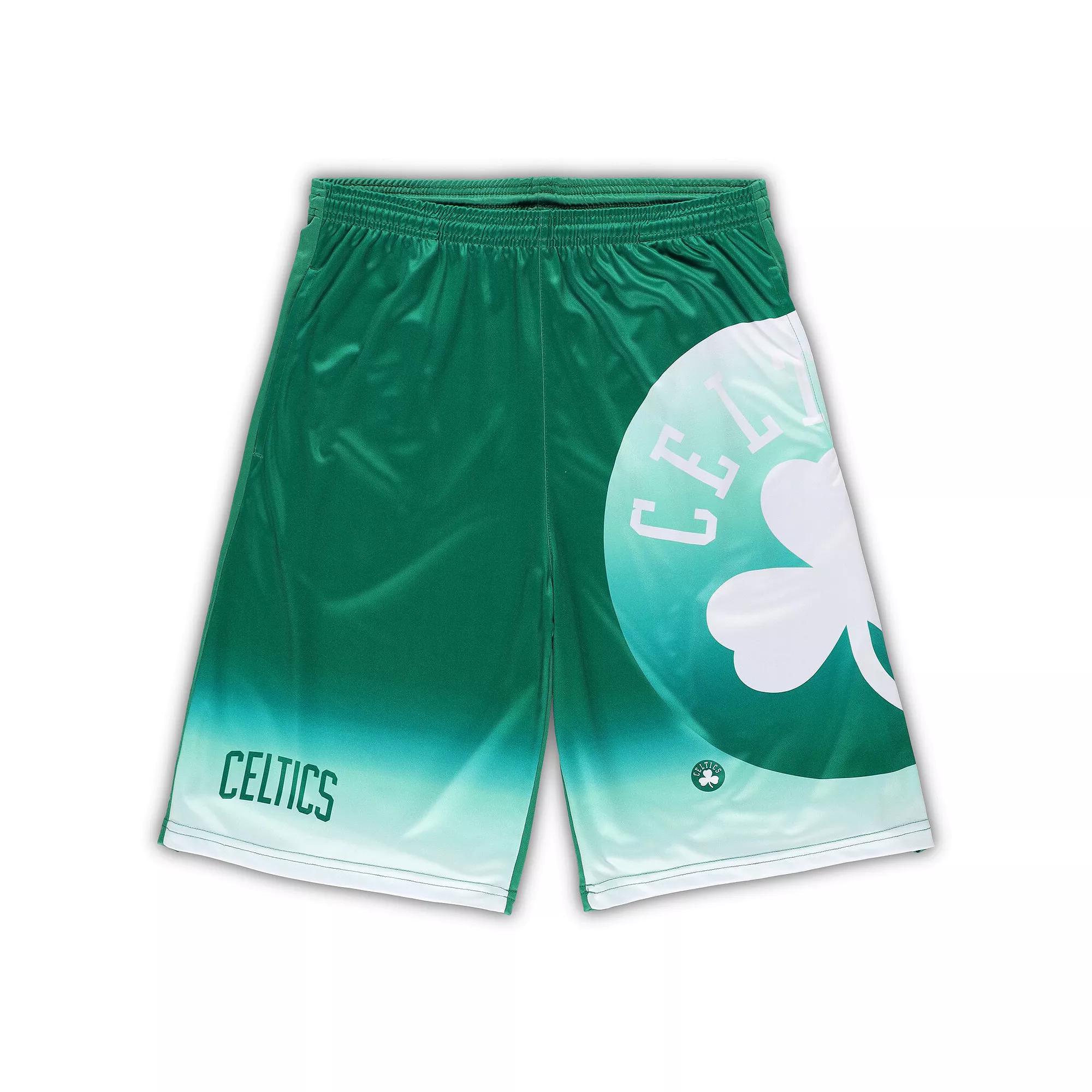 Men's Fanatics Branded Kelly Green Boston Celtics Big & Tall Graphic Shorts,  Product Image