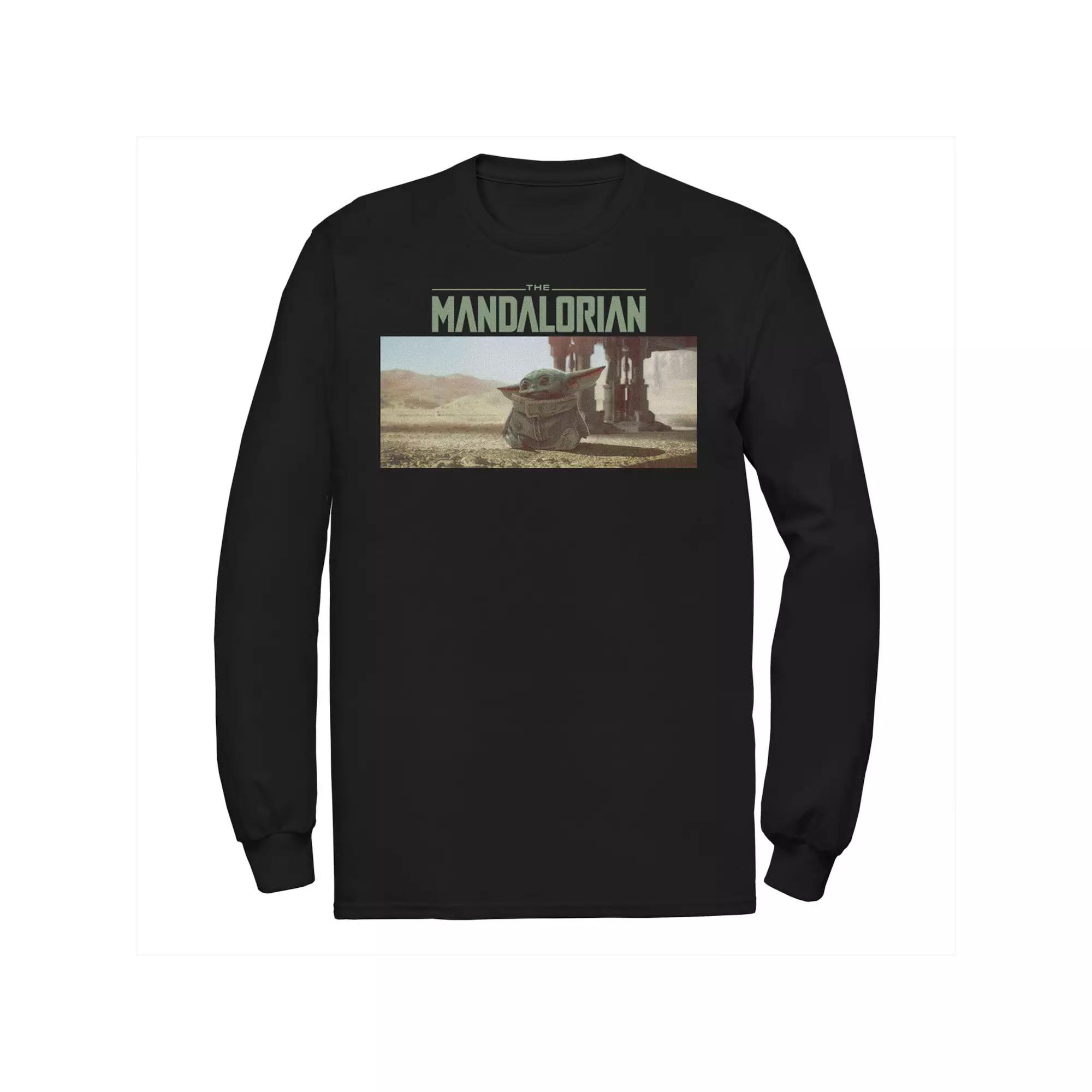 Men's Star Wars The Mandalorian The Child Logo Panel Tee,  Product Image