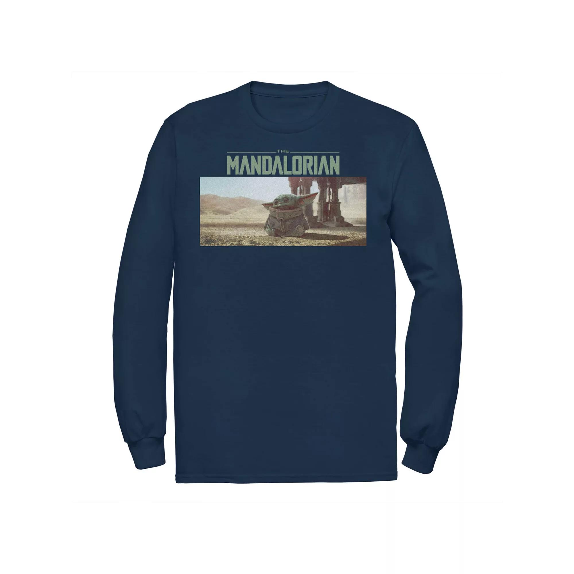 Men's Star Wars The Mandalorian The Child Logo Panel Tee,  Product Image