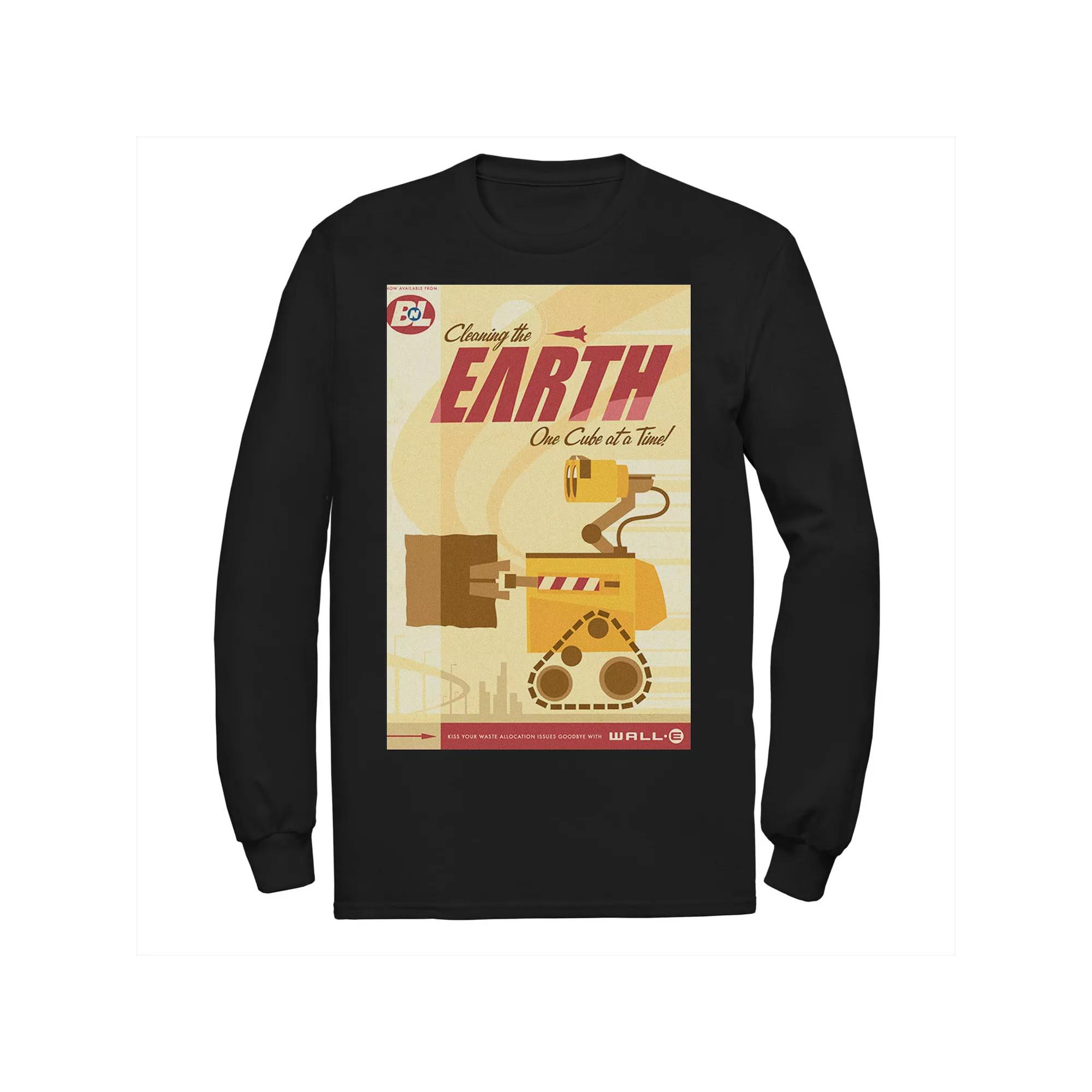Disney / Pixar's WALL-E Men's Cleaning The Earth One Cube At A Time Tee,  Product Image