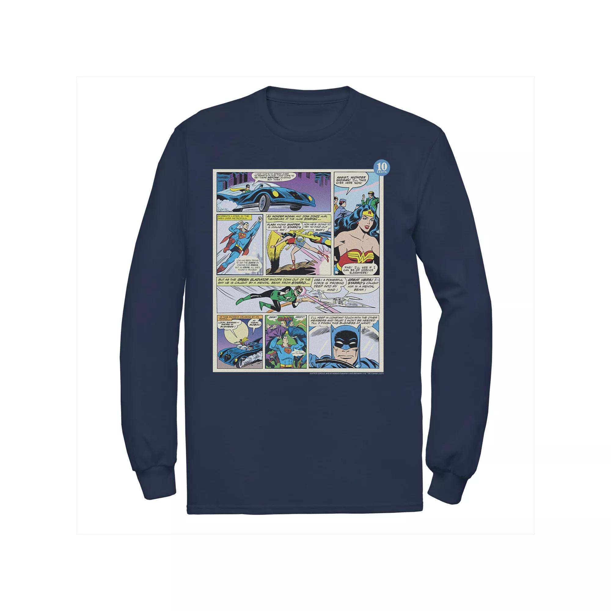 Men's Justice League Comic Pane Tee,  Product Image