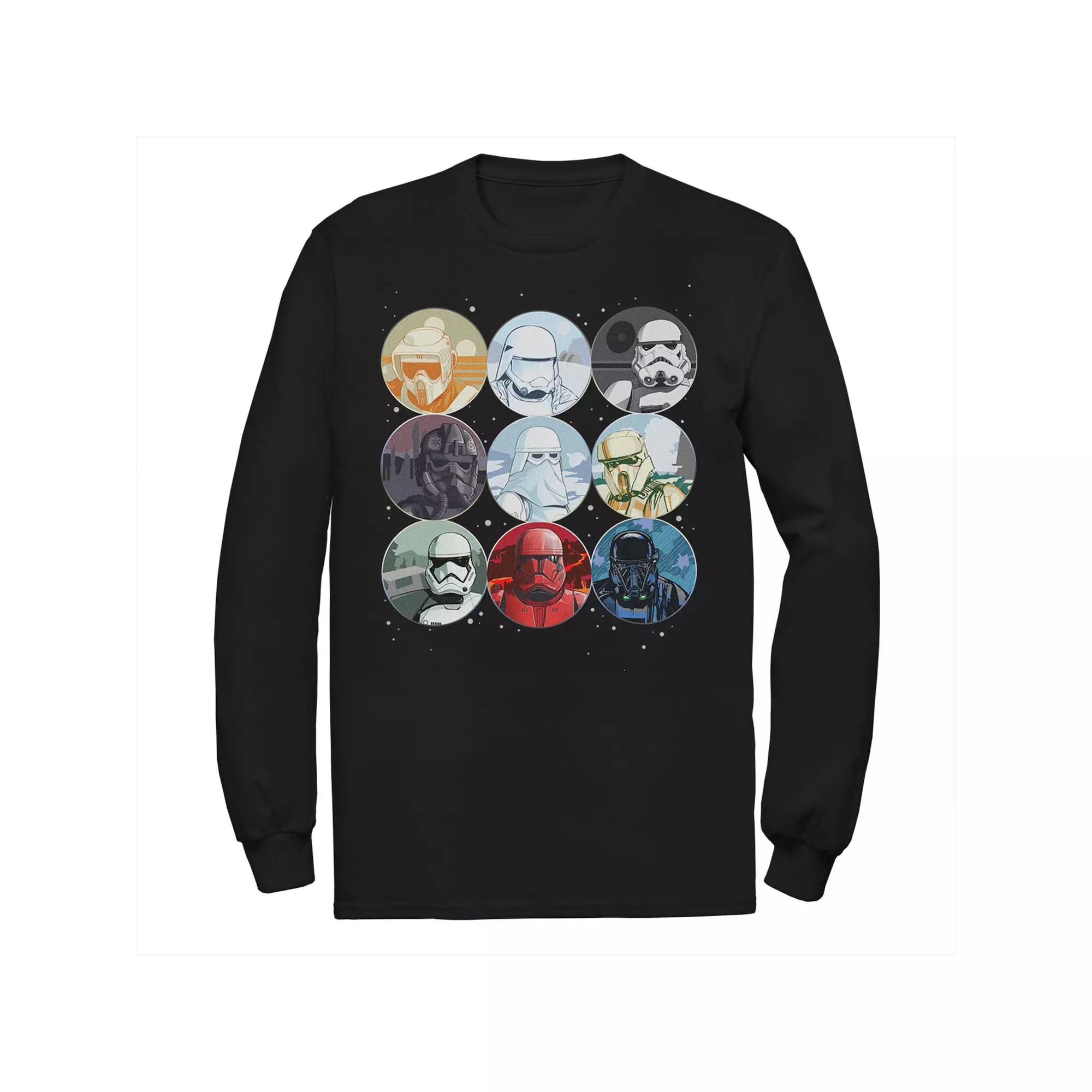 Men's Star Wars Trooper Helmet Grid Tee,  Product Image