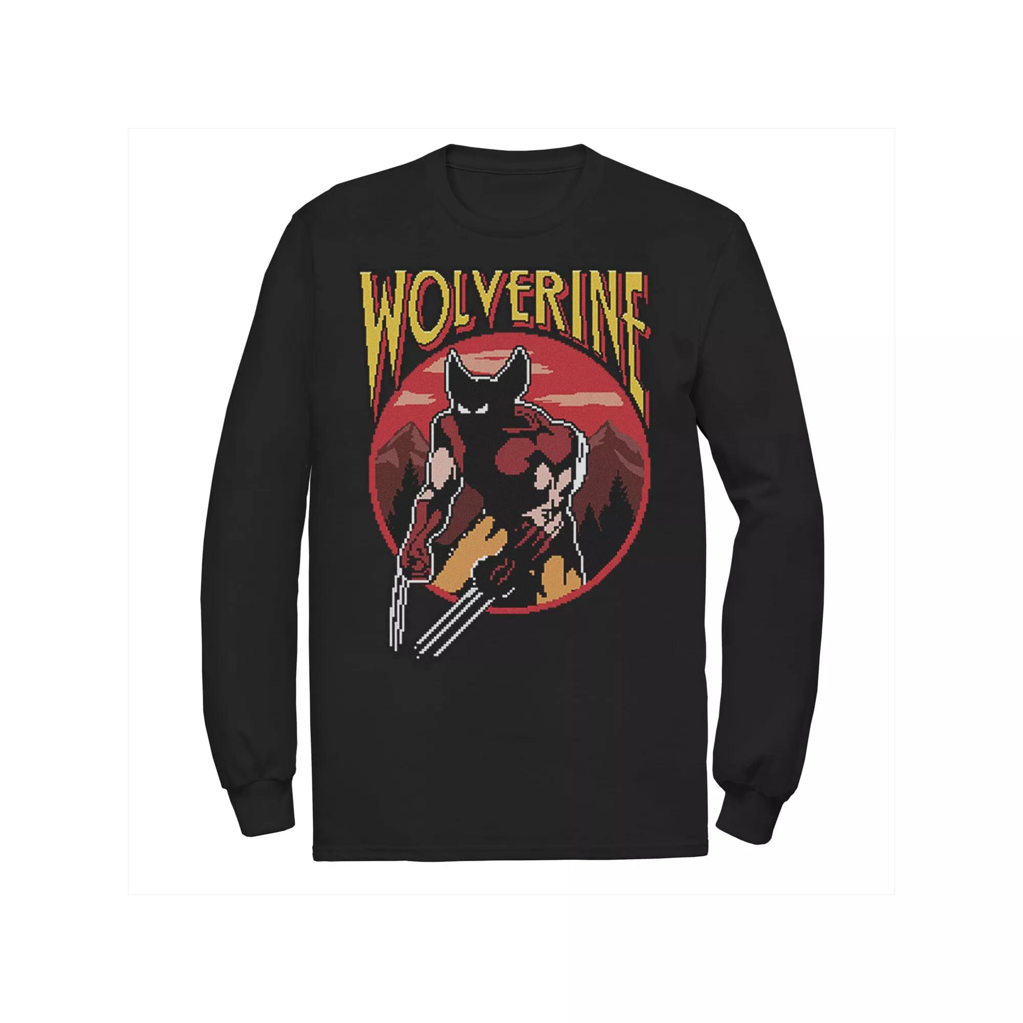 Men's Marvel X-Men Wolverine Retro 8-Bit Tee,  Product Image