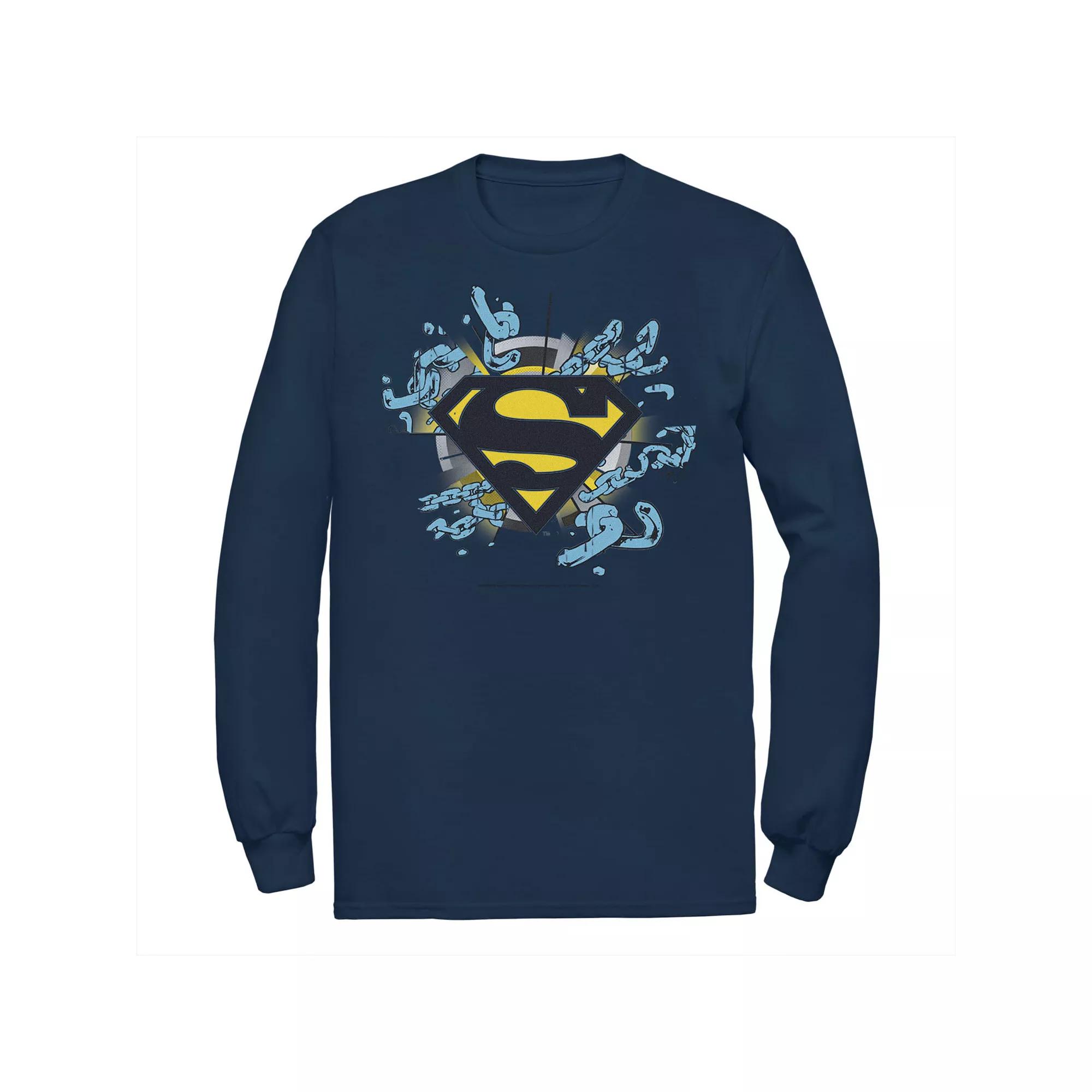 Men's DC Comics Superman Chain Link Logo Tee,  Product Image