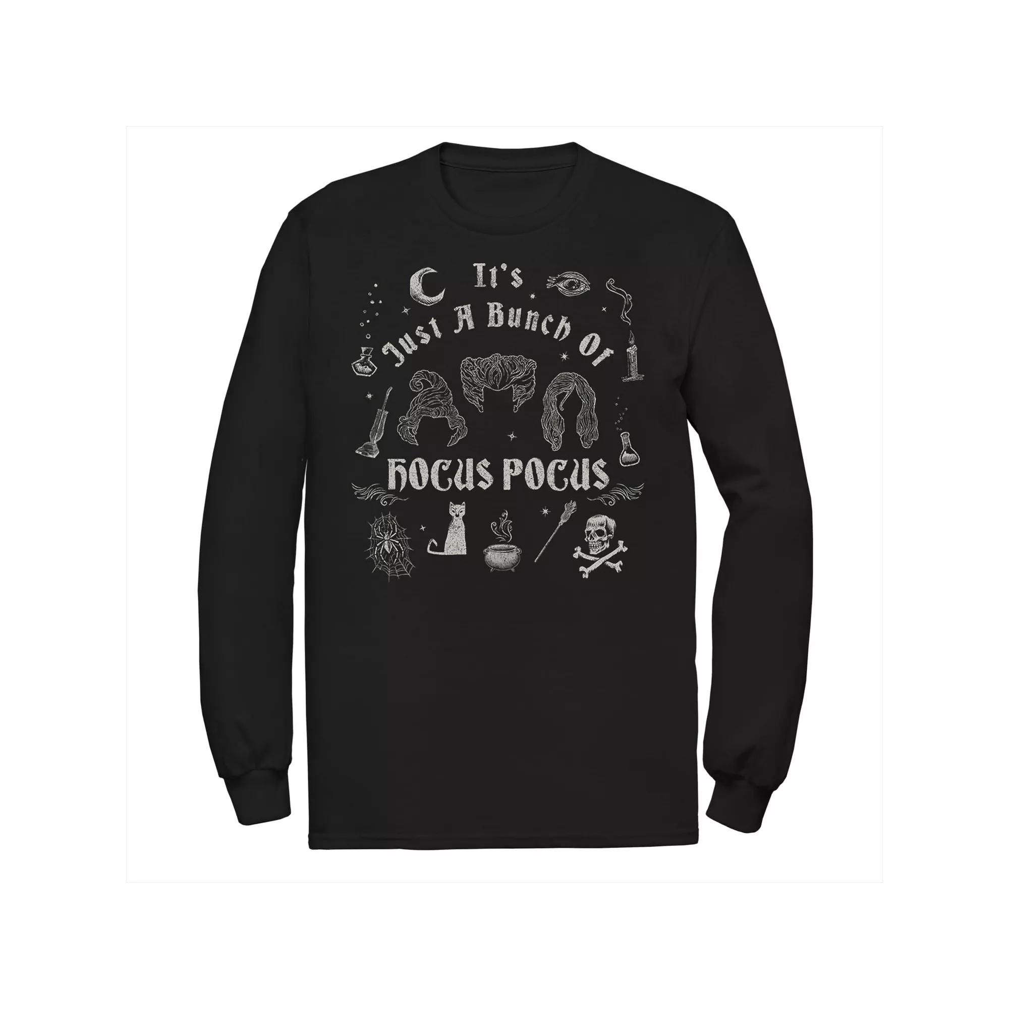 Disney's Hocus Pocus Big & Tall It's A Bunch Doodles Long Sleeve Tee, Men's,  Product Image
