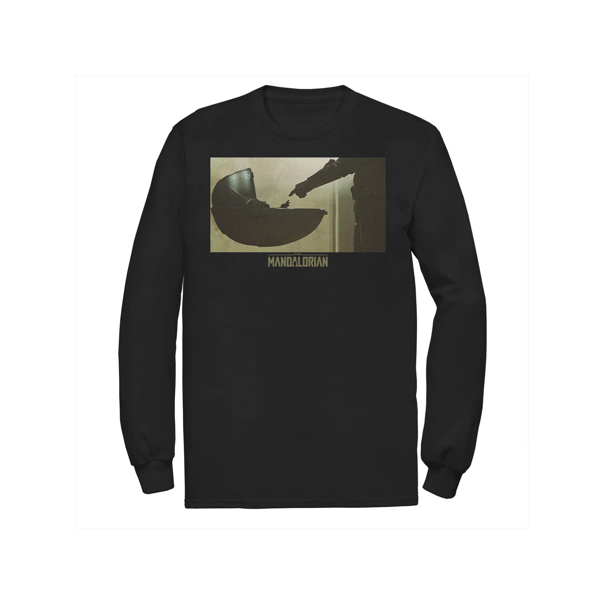 Men's Star Wars The Mandalorian The Child Bassinet Panel Logo Tee,  Product Image