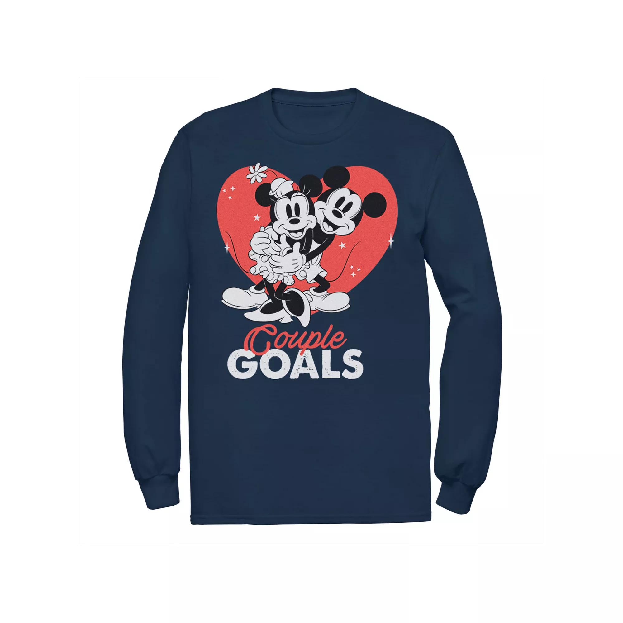 Men's Disney Mickey & Minnie Mouse Couple Goals Tee,  Product Image