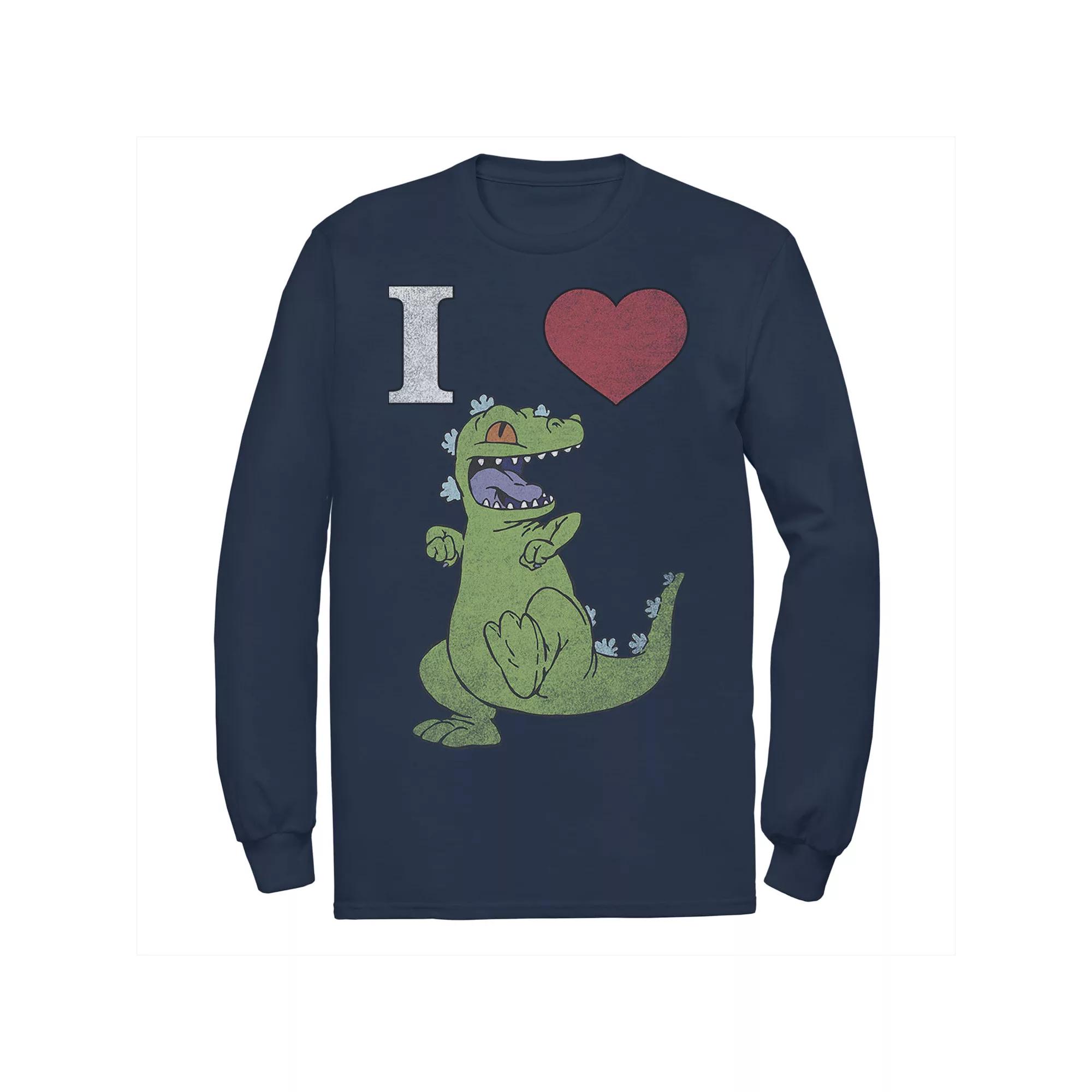 Men's Nickelodeon RugRats I Love Reptar Long Sleeve Graphic Tee,  Product Image