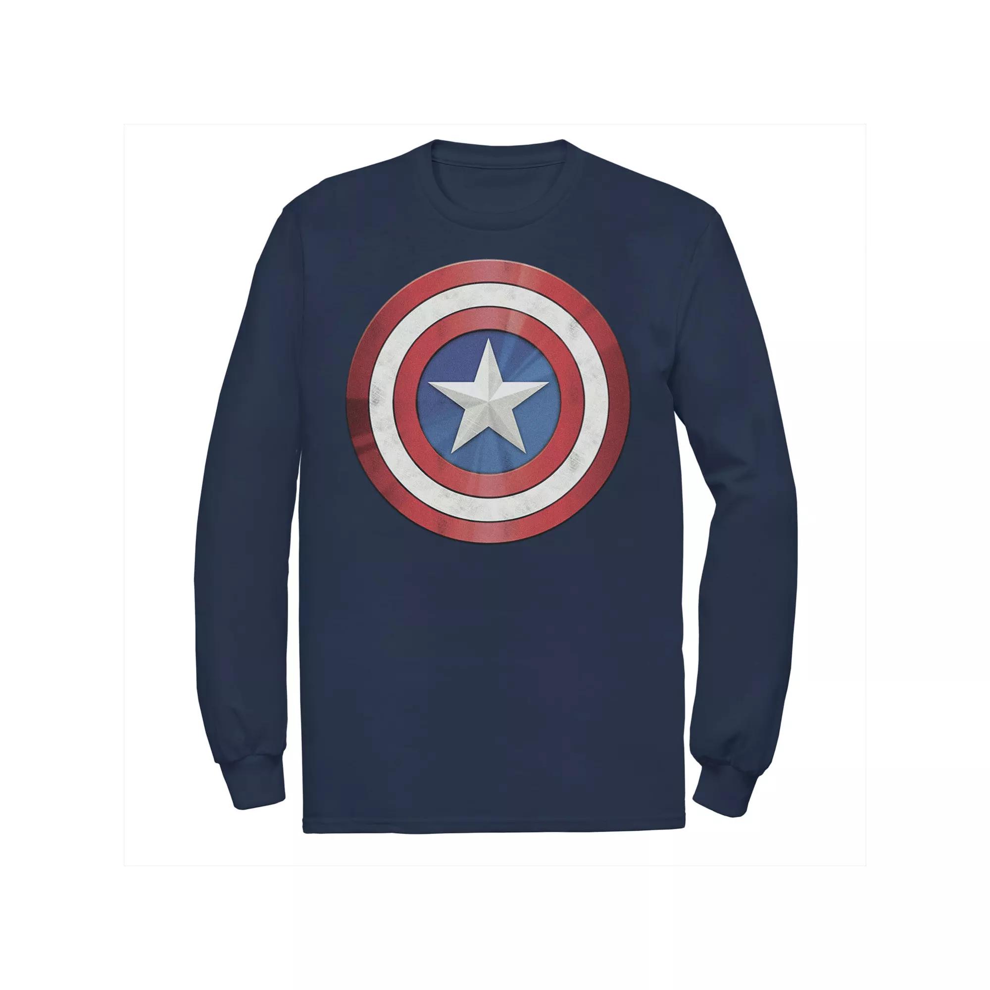 Big & Tall Harry Potter Hogwarts Watercolor Wash Crest Long Sleeve Graphic Tee, Men's,  Product Image