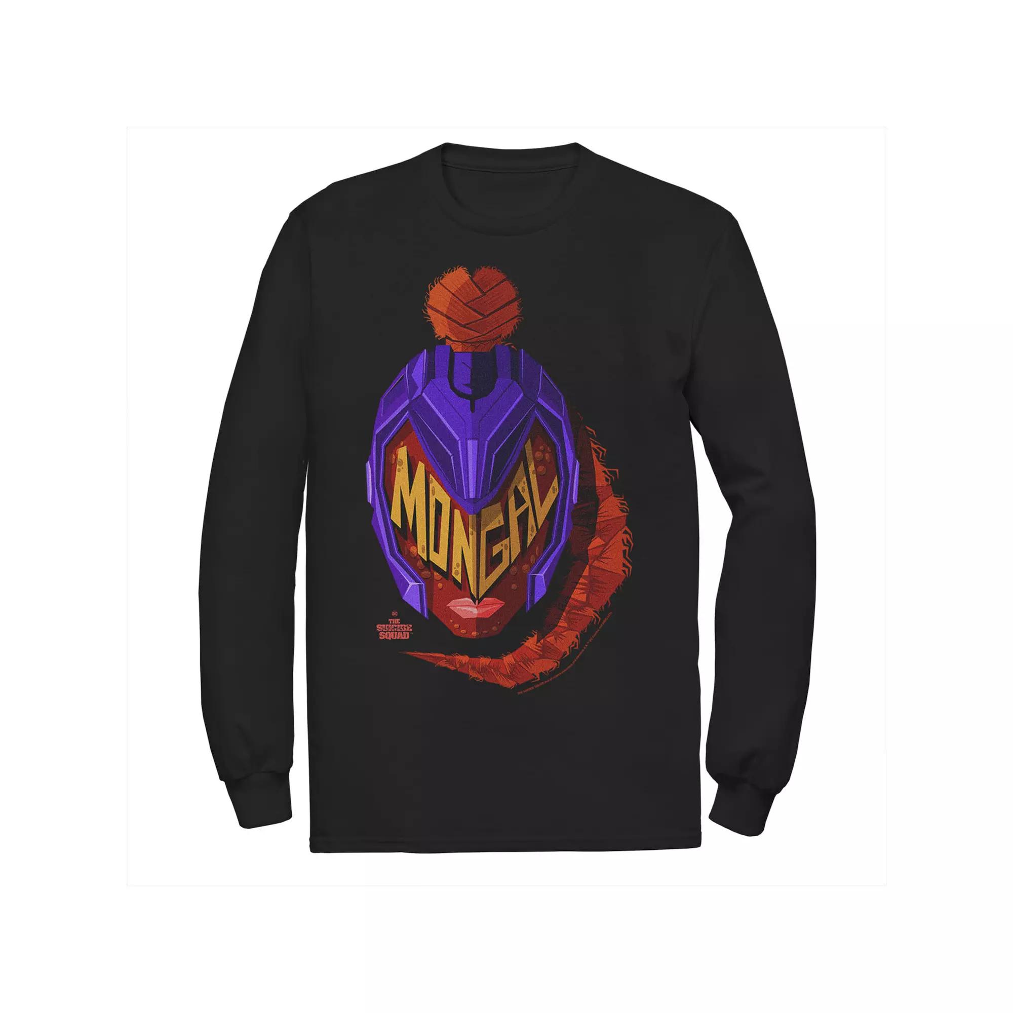 Men's Jurassic World #BEAST Yellow T-Rex Bite Long Sleeve Graphic Tee,  Product Image