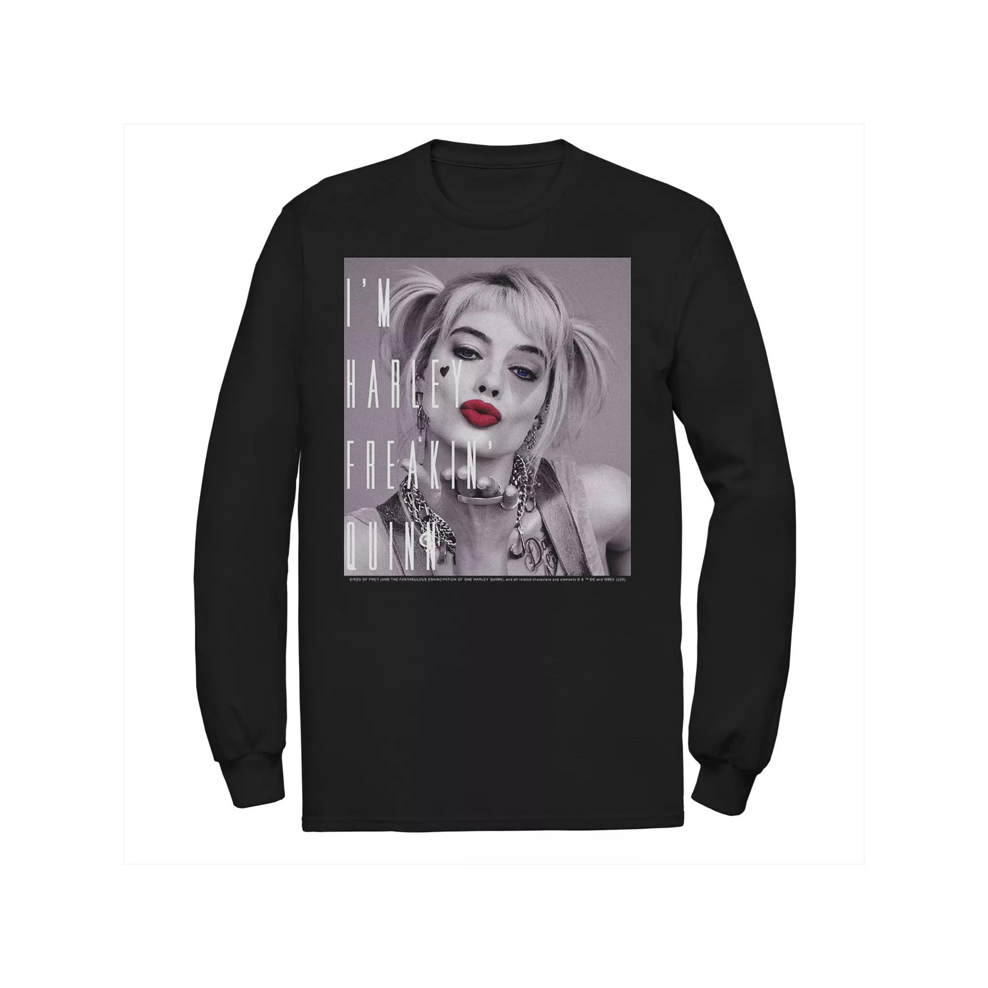 Men's DC Comics Birds Of Prey "I'm Harley Freakin' Quinn" Poster Tee,  Product Image