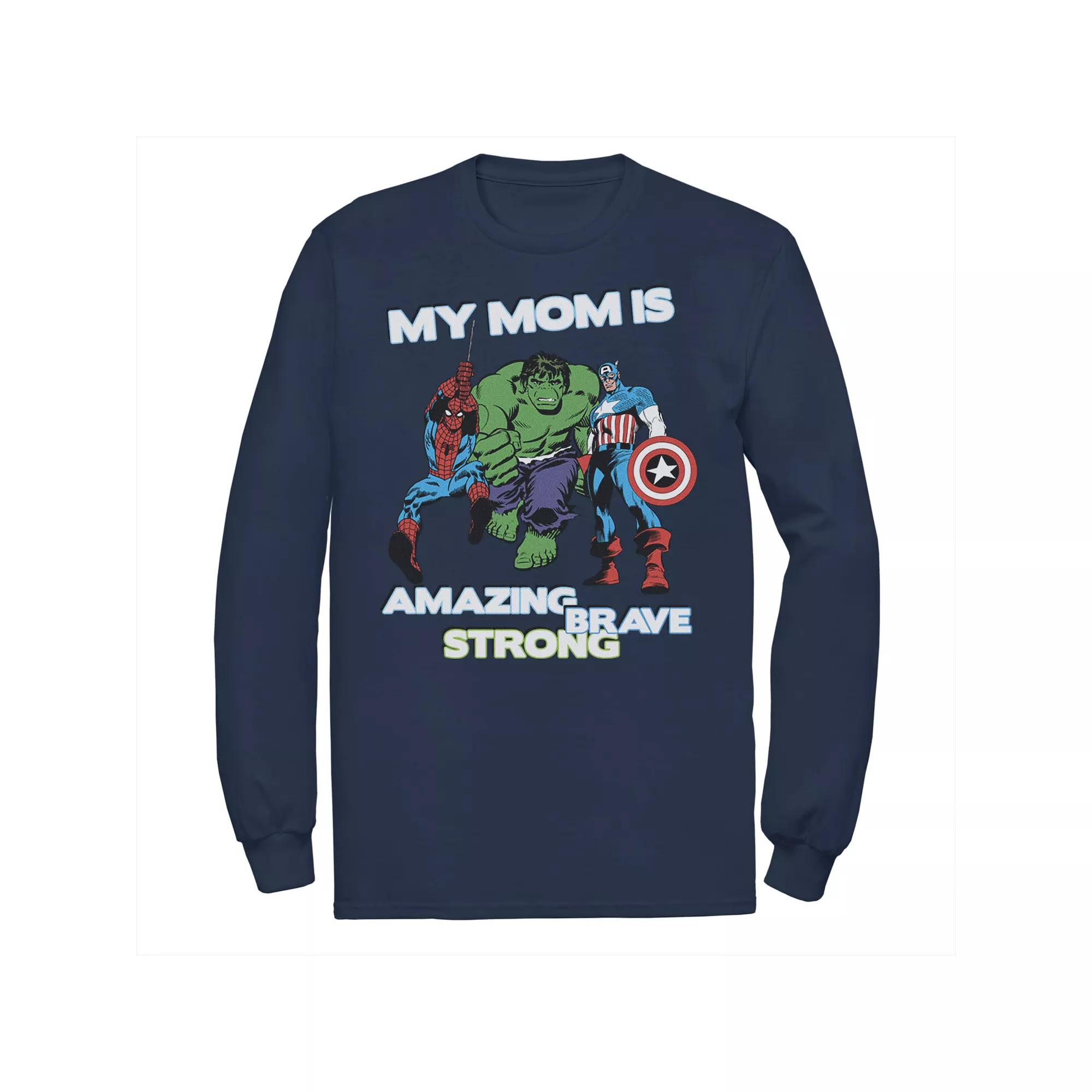 Disney's Villains Green Flame Group Shot Men's Long Sleeve Tee,  Product Image