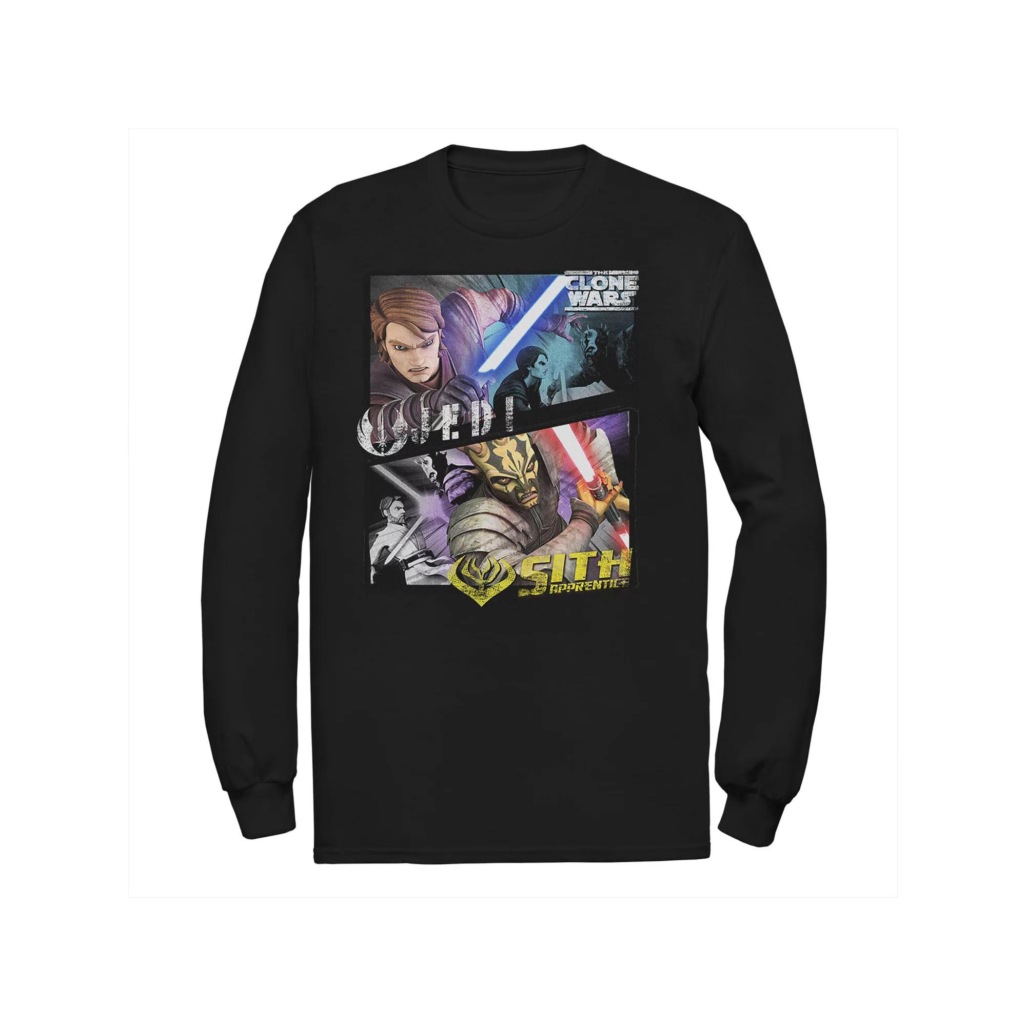 Men's Star Wars: The Clone Wars Jedi & Sith Panels Tee,  Product Image