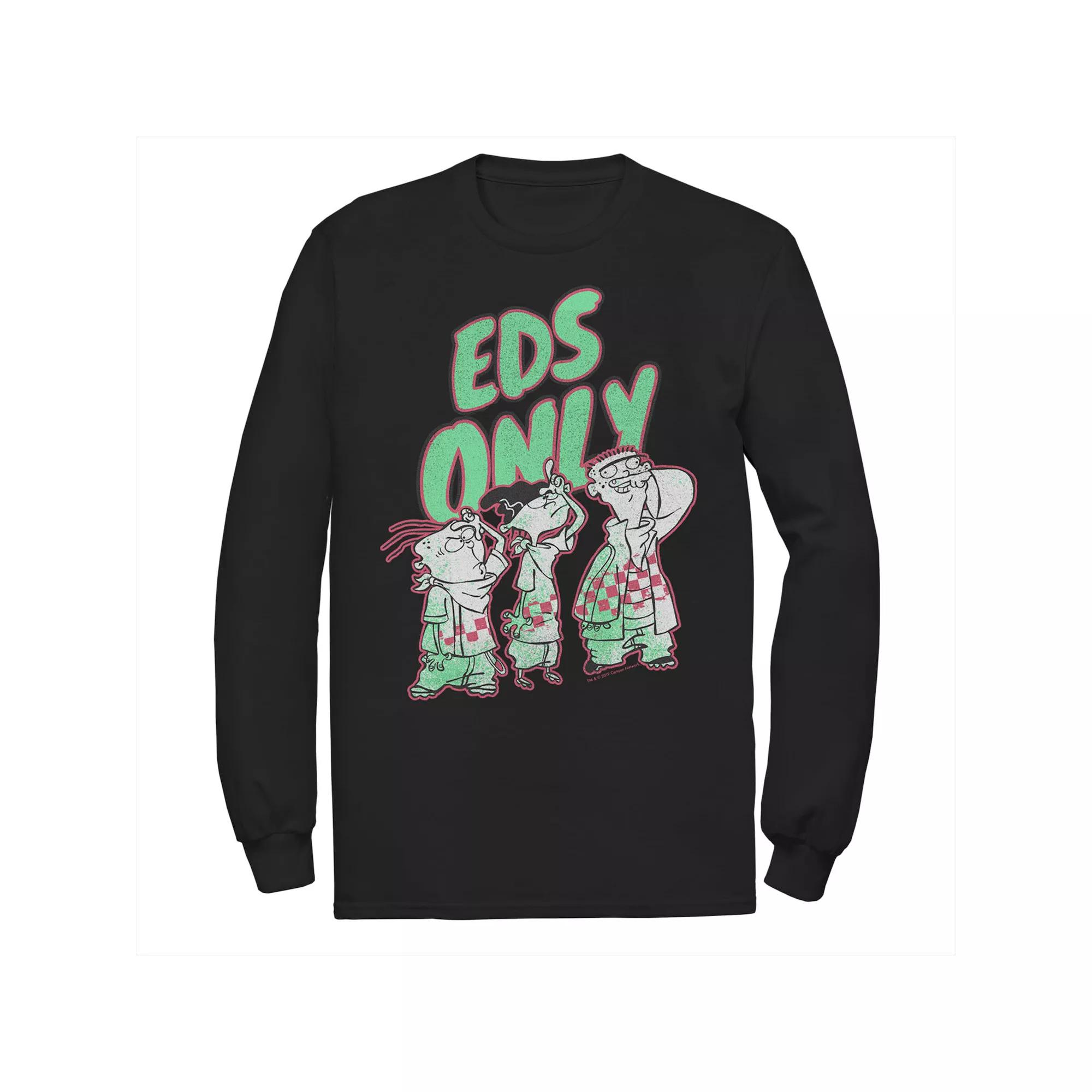 Men's Ed, Edd & Eddy Eds Only Portrait Long Sleeve Tee,  Product Image