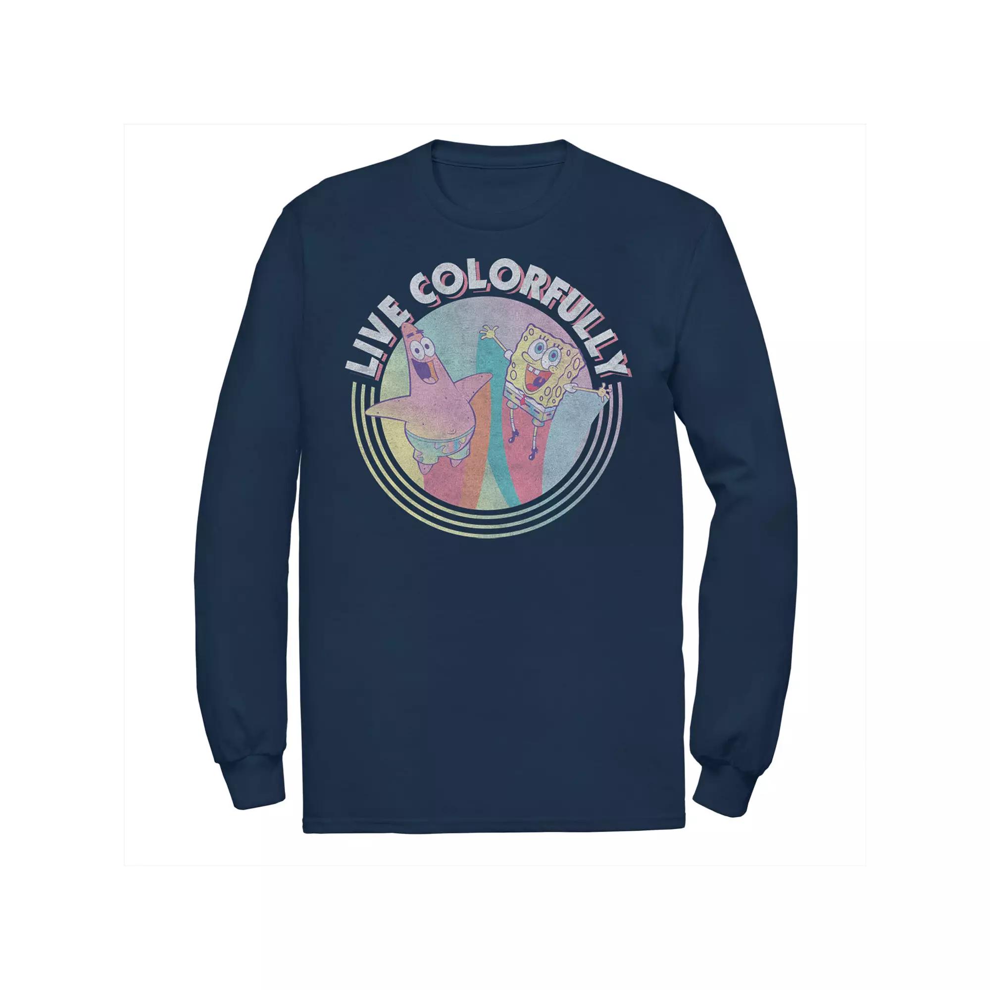 Men's Nickelodeon SpongeBob SquarePants Patrick Live Colorfully Tee,  Product Image