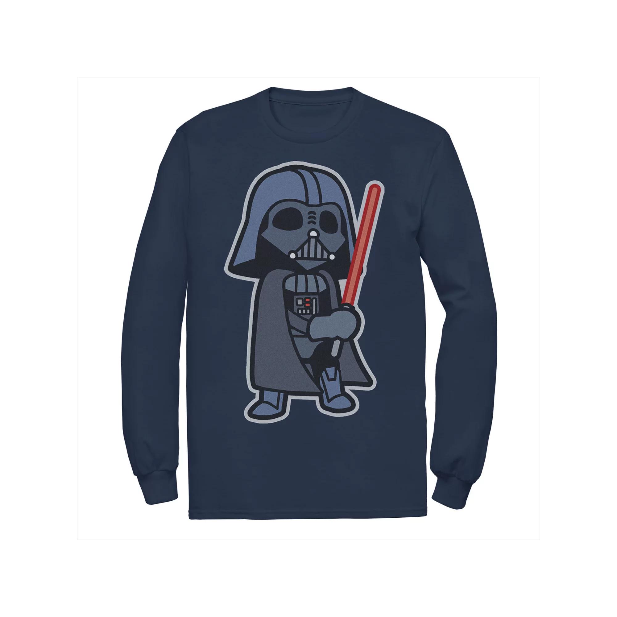 Men's Star Wars Darth Vader Saber Cute Cartoon Tee,  Product Image