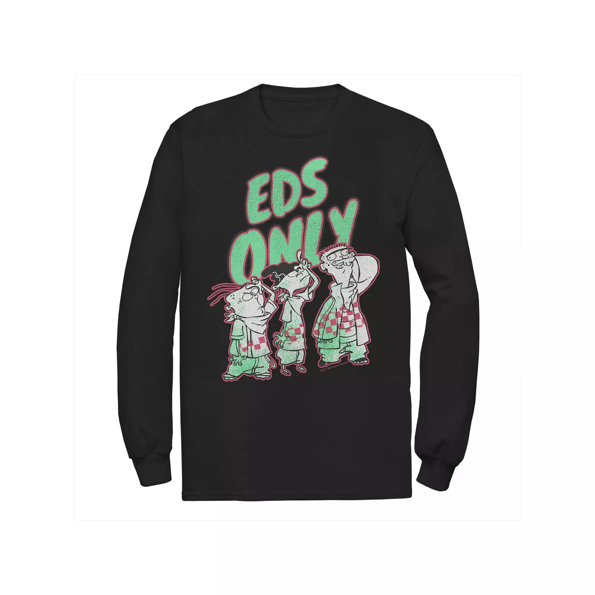 Men's Ed, Edd & Eddy Eds Only Portrait Long Sleeve Tee,  Product Image