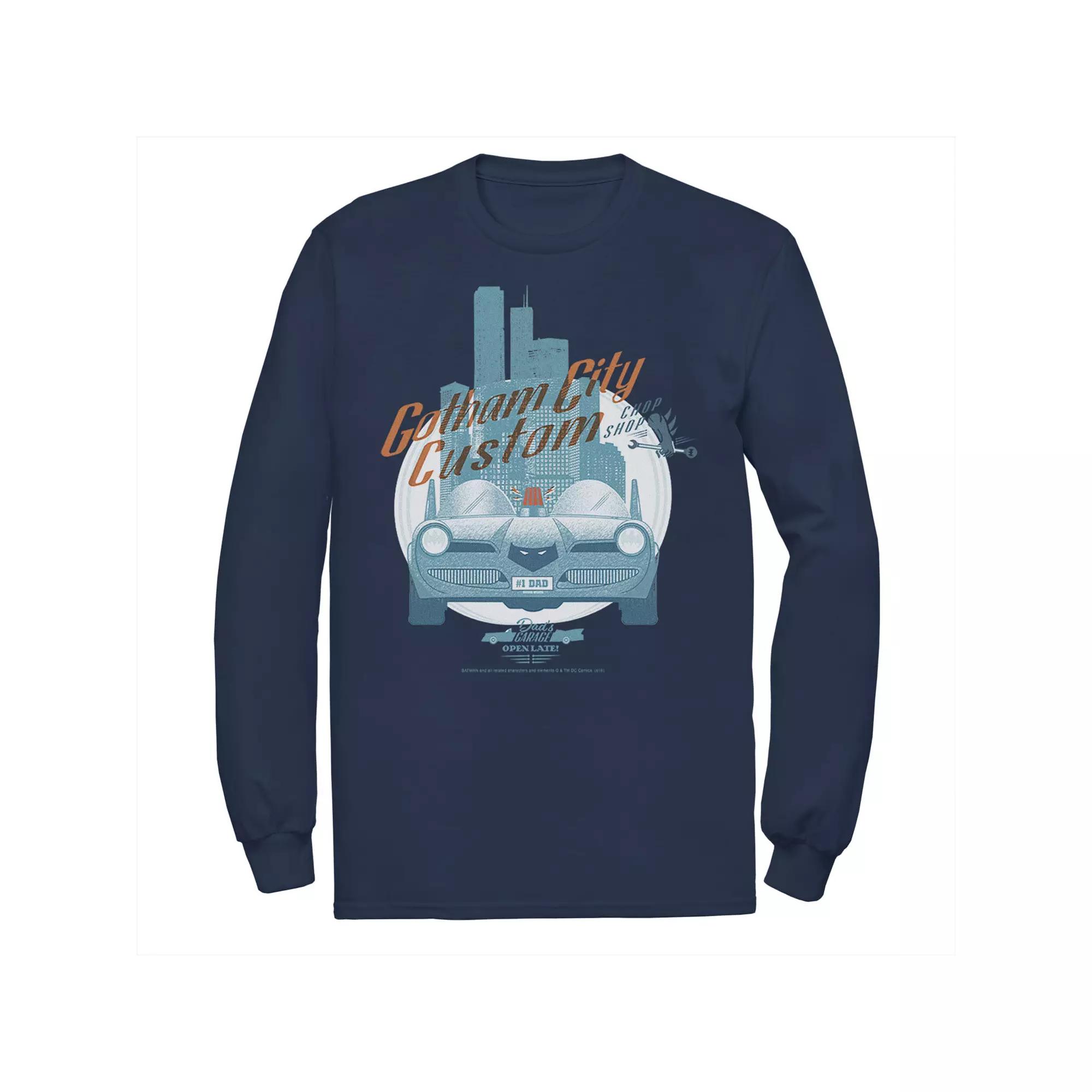 Men's DC Comics Batman Gotham City Customs Shop Poster Tee,  Product Image