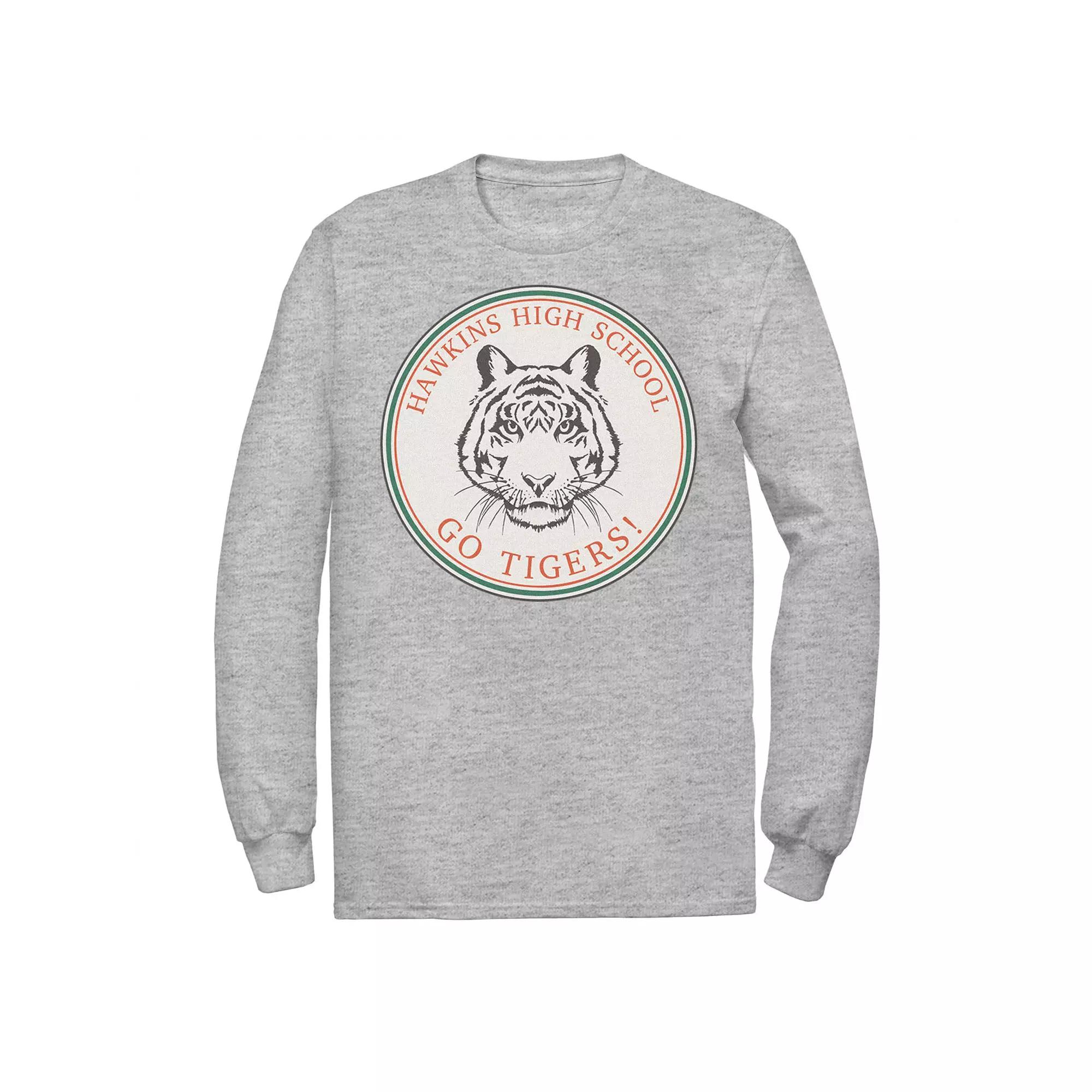 Men's Stranger Things Hawkins High School Go Tigers Logo Tee,  Product Image