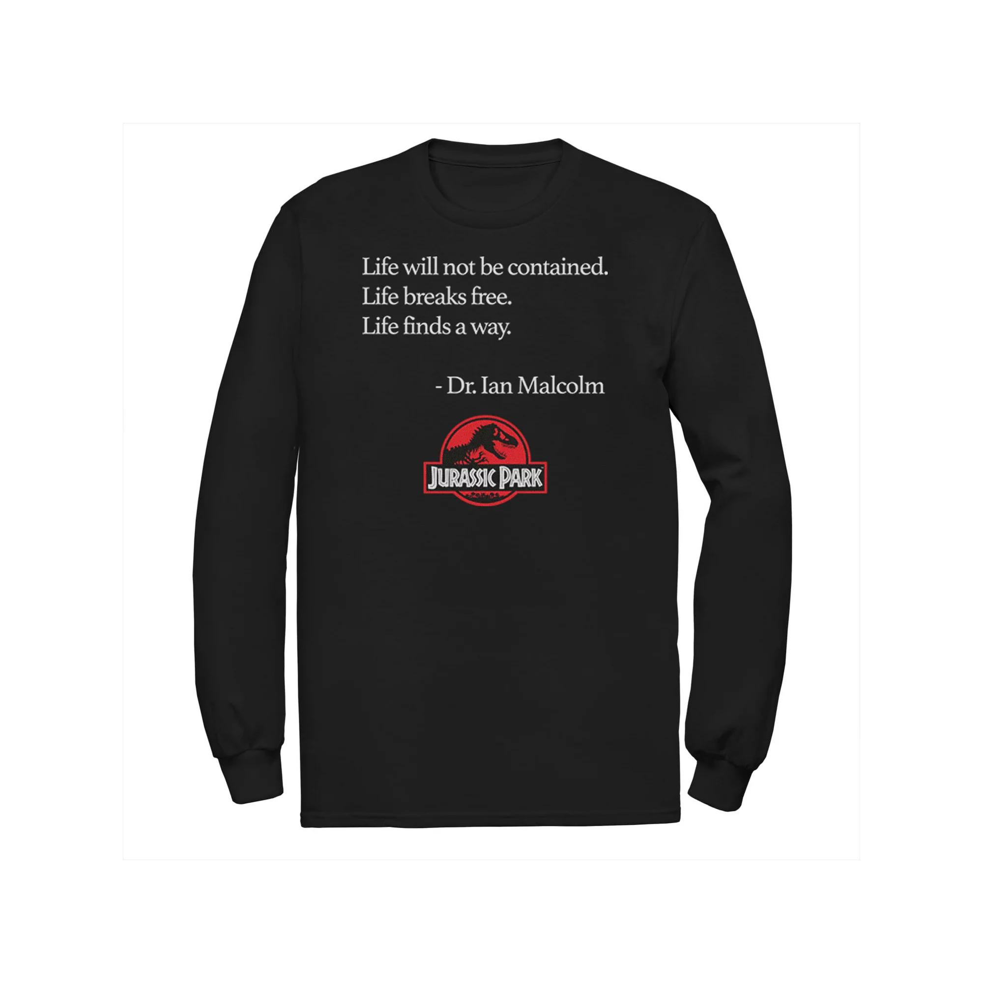 Men's Jurassic Park Life Finds A Way Quote Tee,  Product Image