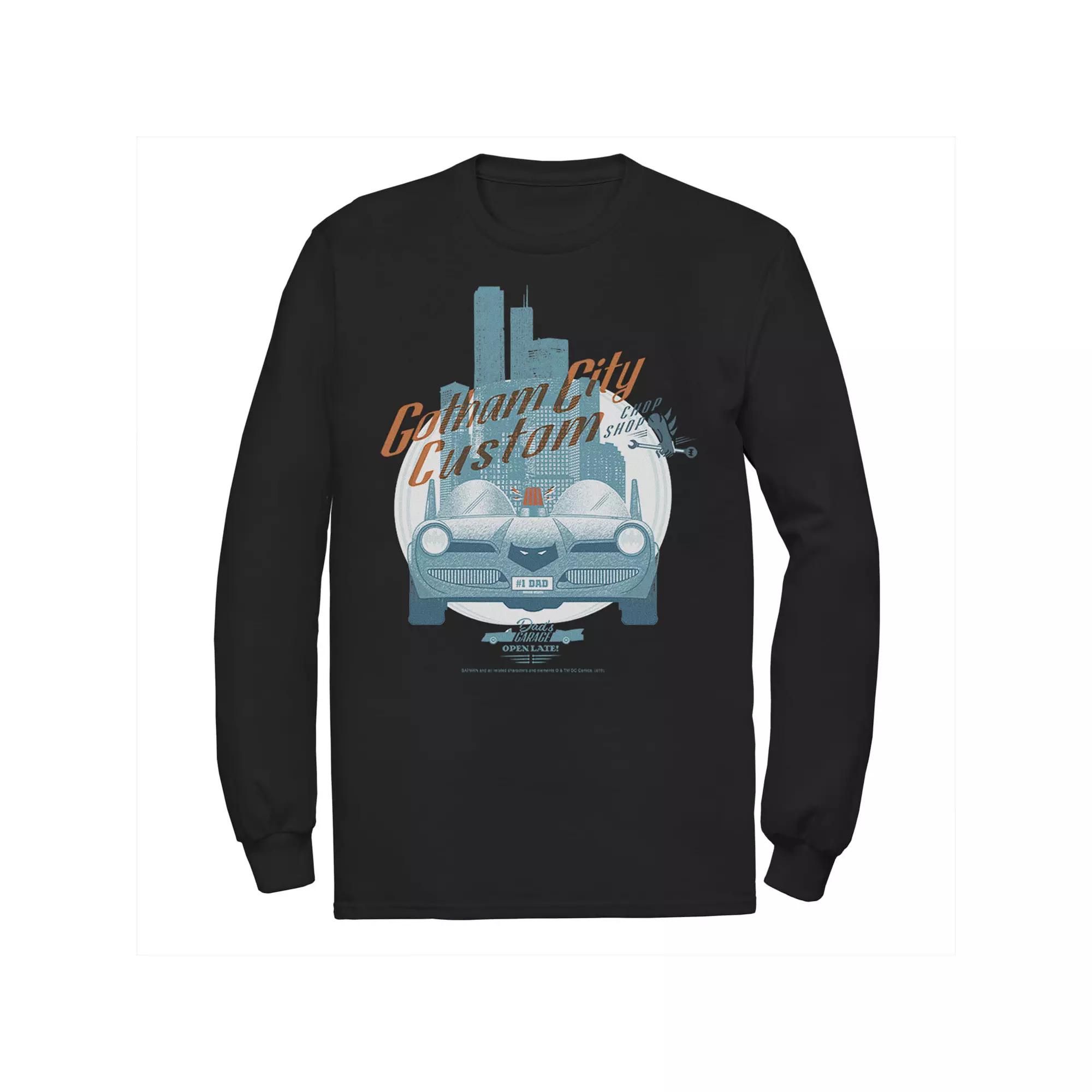 Men's DC Comics Batman Gotham City Customs Shop Poster Tee,  Product Image
