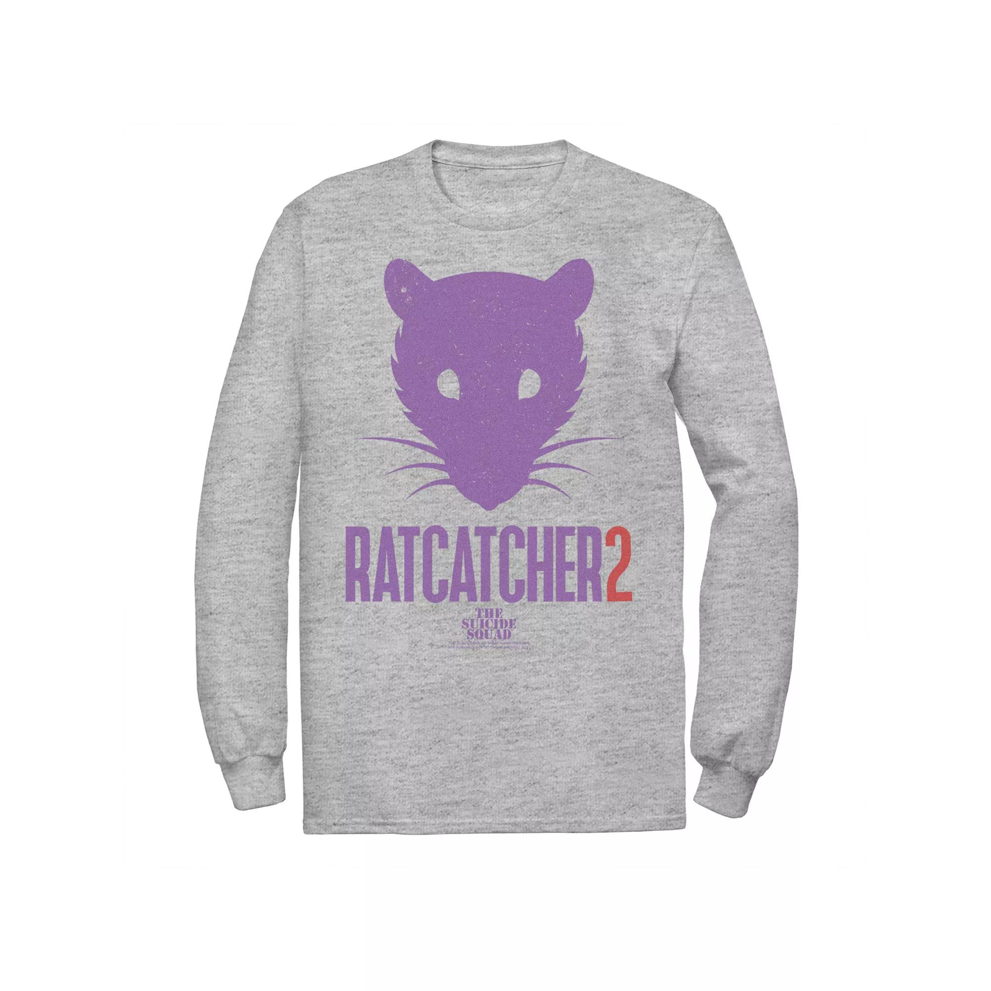 Men's The Suicide Squad Ratcatcher 2 Logo Tee, Size: XL, Athletic Grey Product Image