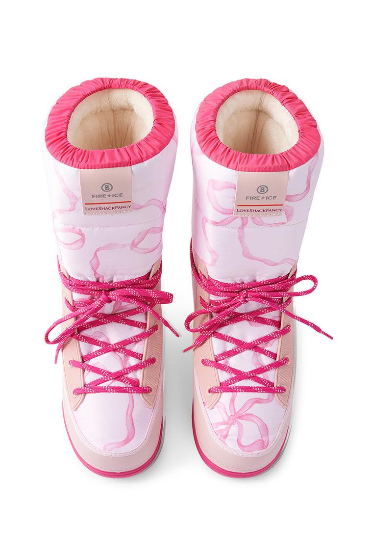 BOGNER FIRE+ICE x LoveShackFancy Les Arc Boots - HOT PINK BABY / 8 Product Image