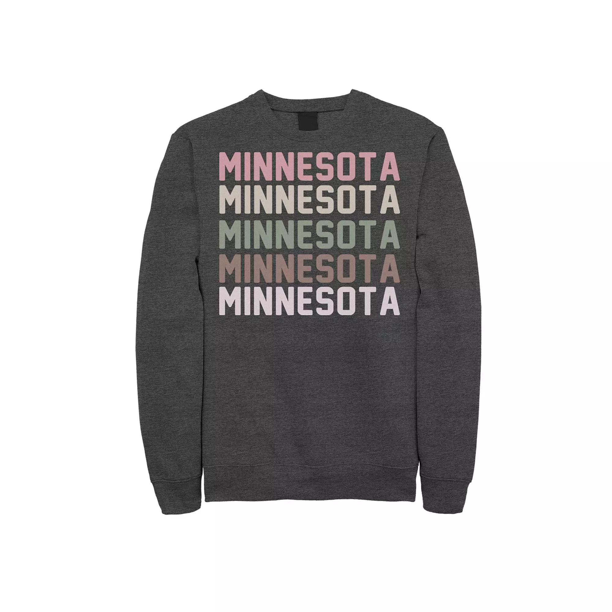 Juniors' Minnesota Stack Graphic Sweatshirt, Girl's,  Product Image