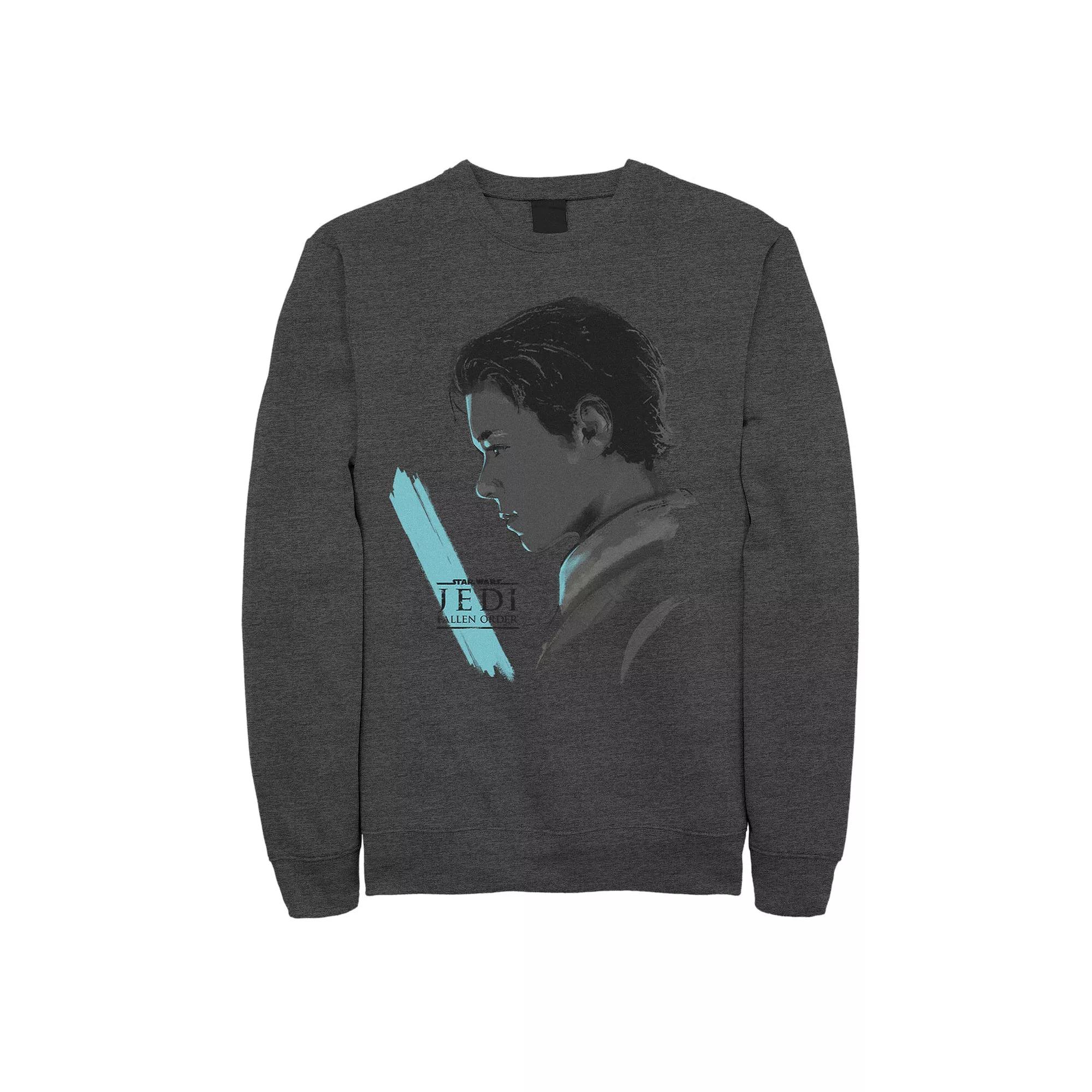 Men's Jedi: Fallen Order Blue Light Saber Fleece,  Product Image