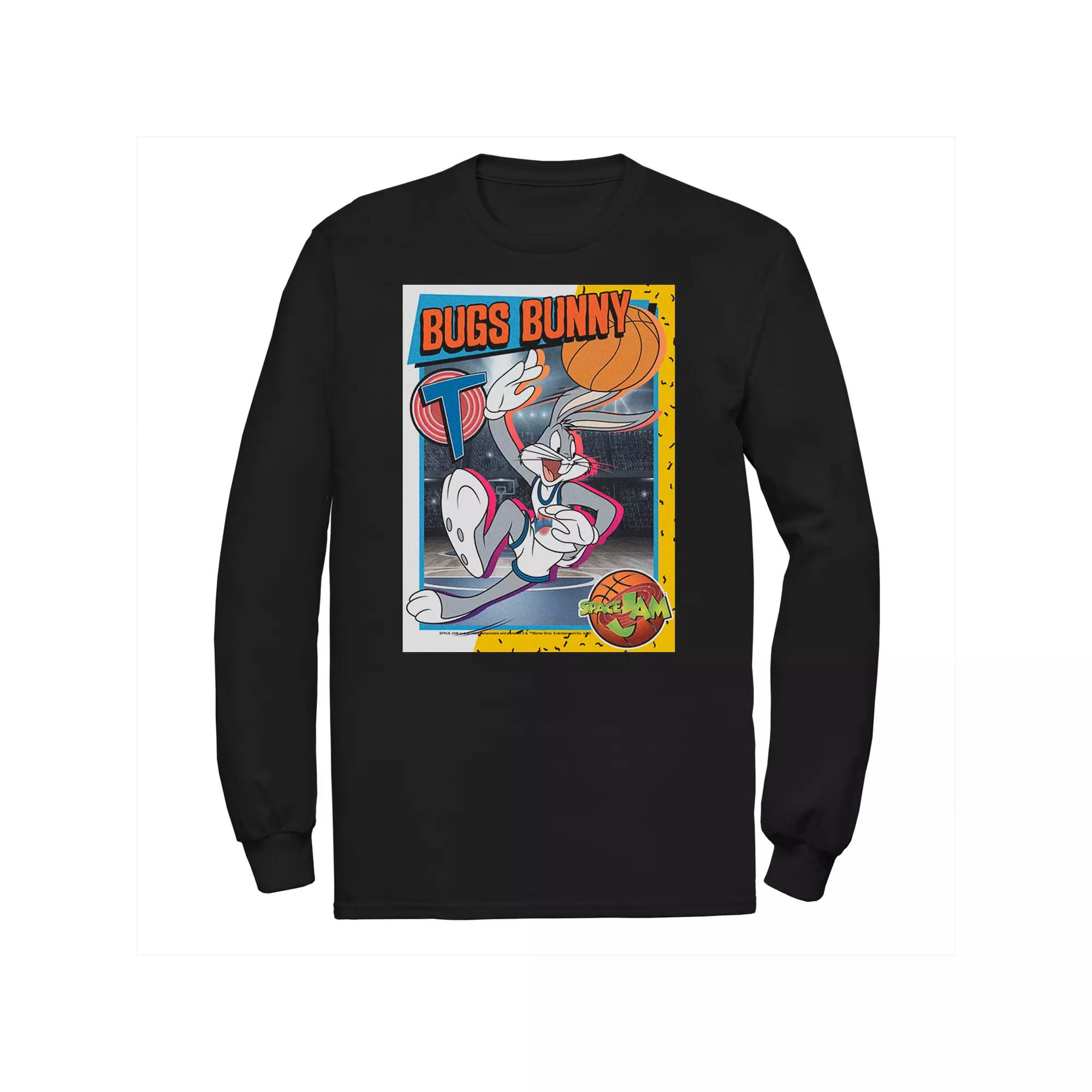 Men's Looney Tunes Space Jam Bugs Bunny Trading Card Tee,  Product Image