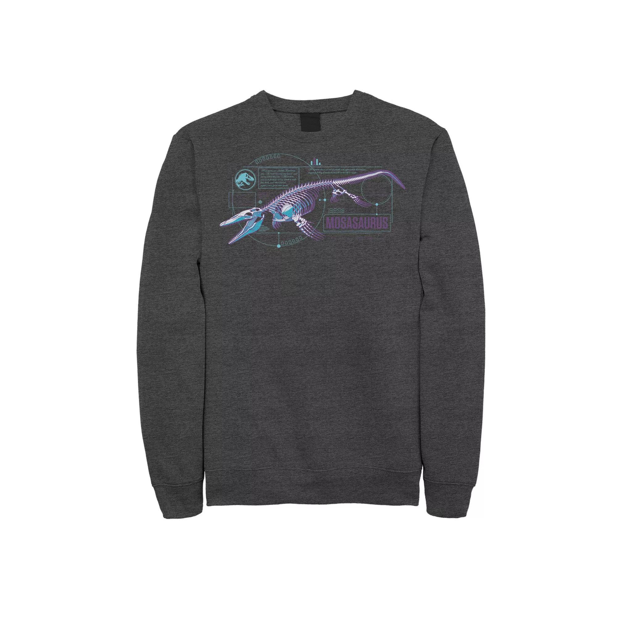 Men's Jurassic World Mosasaurus Skeleton X Ray Sweatshirt,  Product Image