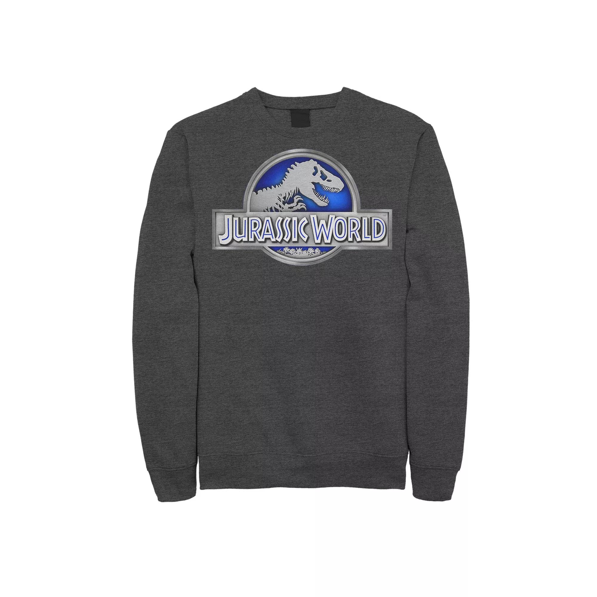 Men's Jurassic World Classic Metal Coin Logo Fleece,  Product Image