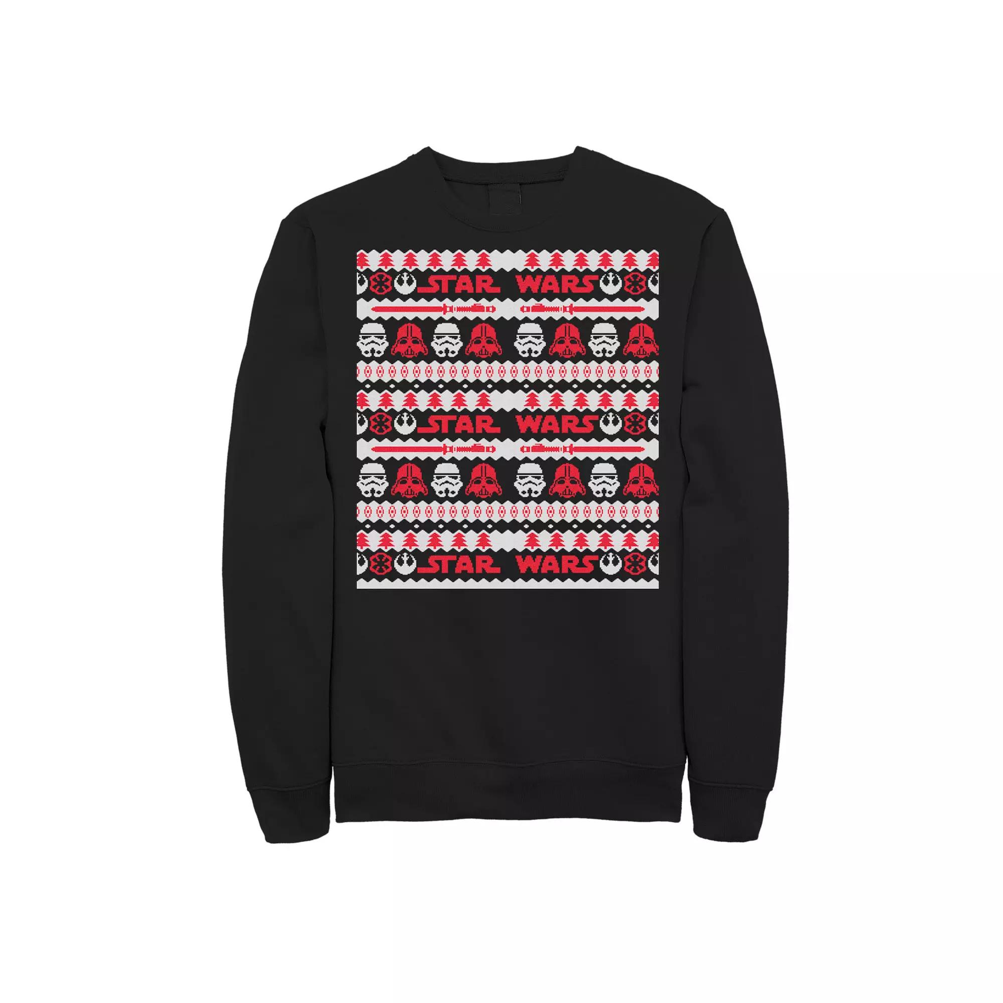 Men's Star Wars Vader Trooper Empire Christmas Sweatshirt,  Product Image