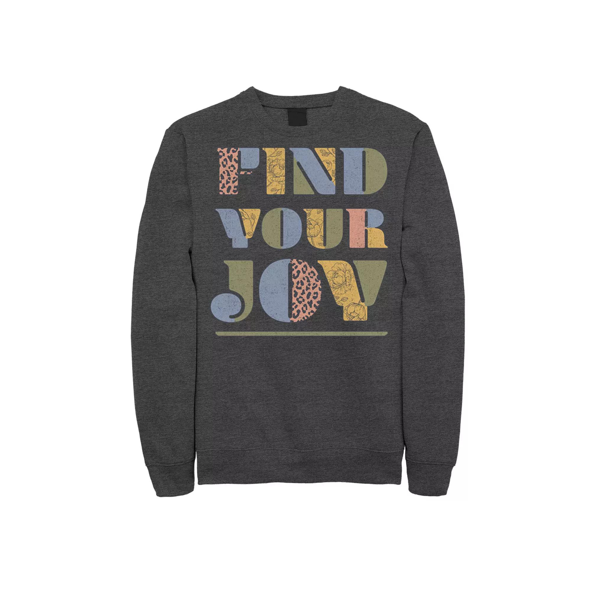 Men's Fifth Sun Find Your Joy Text Fill Sweatshirt,  Product Image