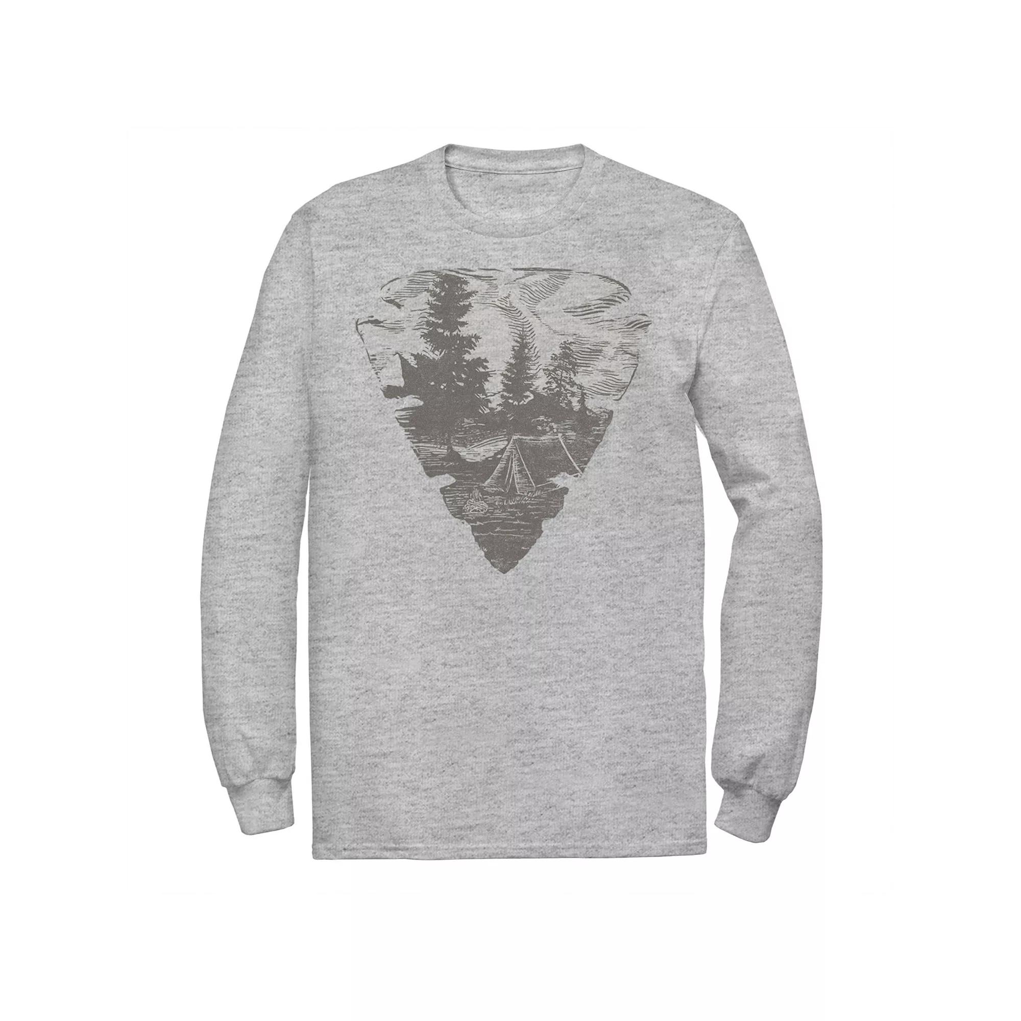 Men's Fifth Sun Arrowhead Camping Sketch Fill Tee,  Product Image