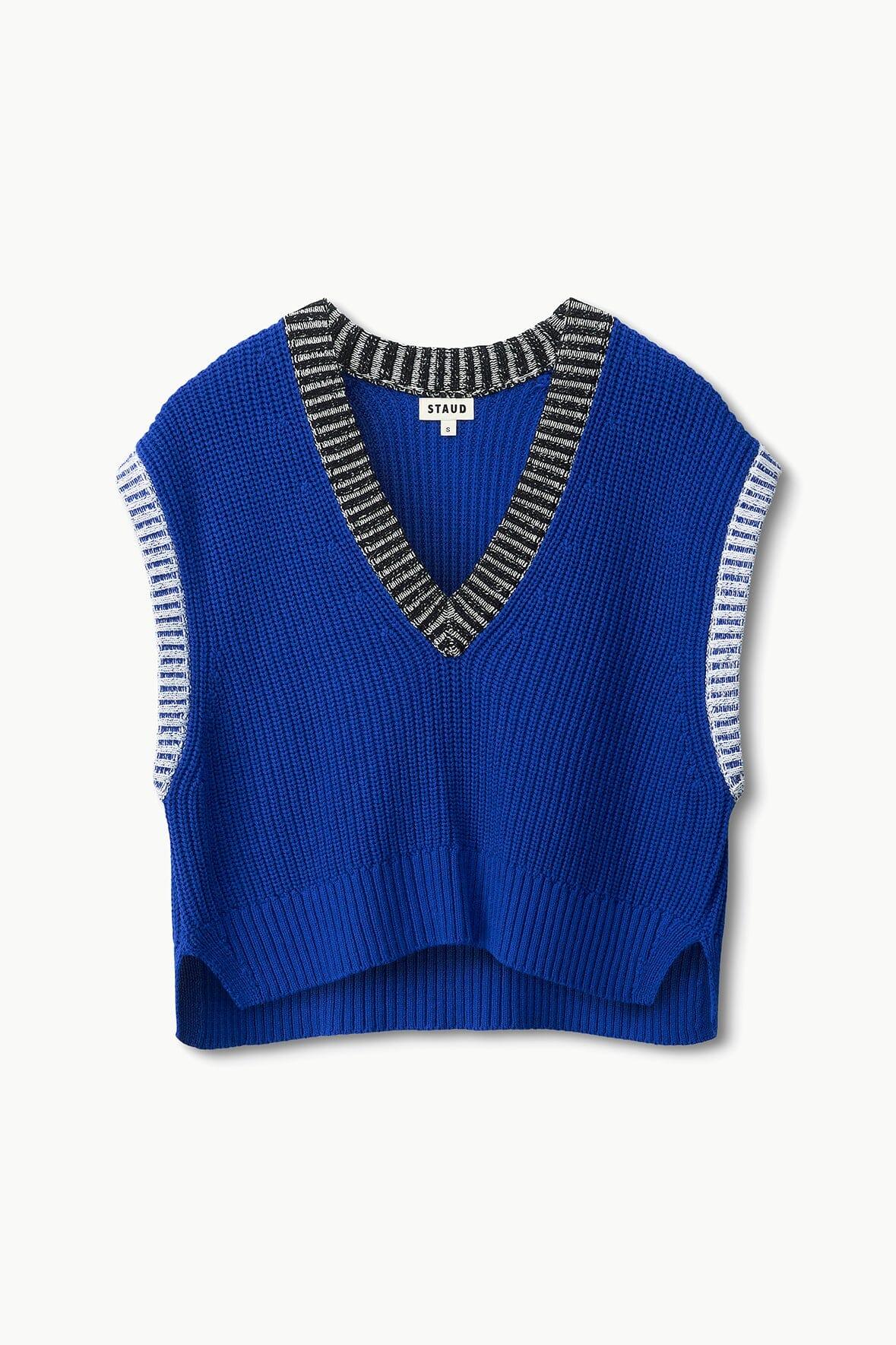 AMERICANA SWEATER | DEEP SEA BLACK IVORY Product Image