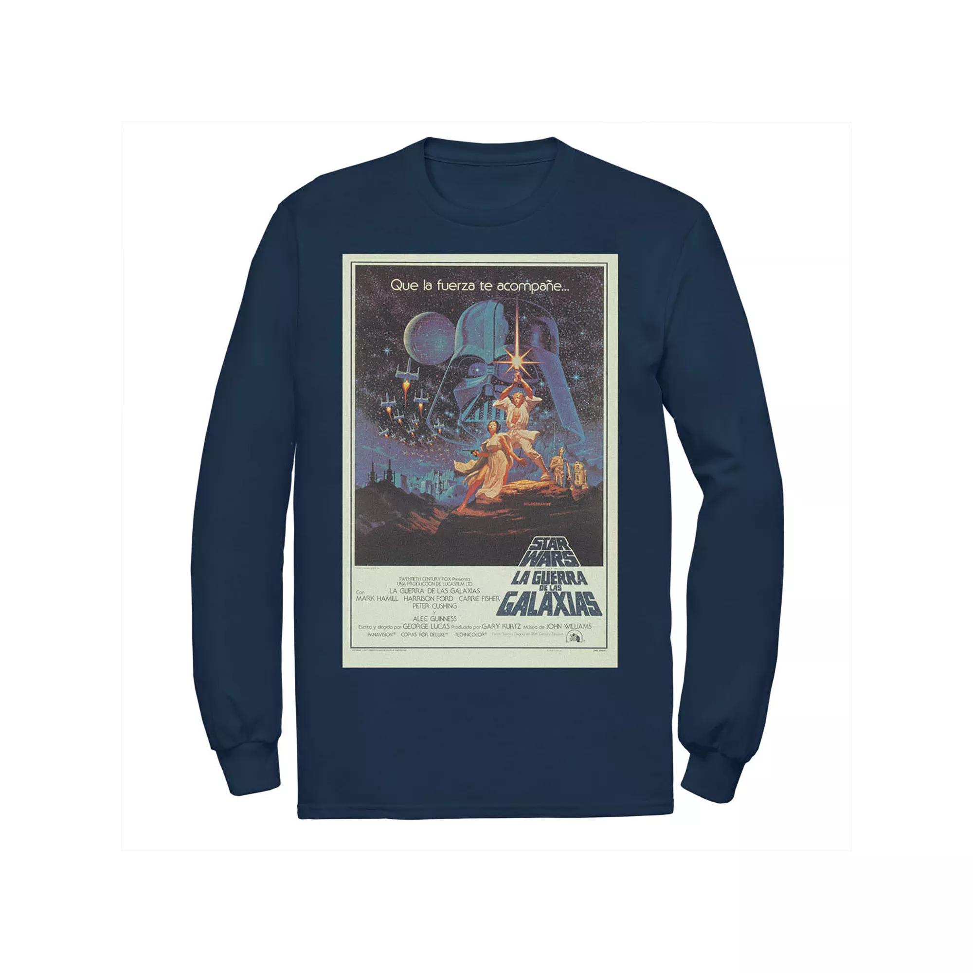 Men's Star Wars Vintage Movie Poster Portrait Tee,  Product Image