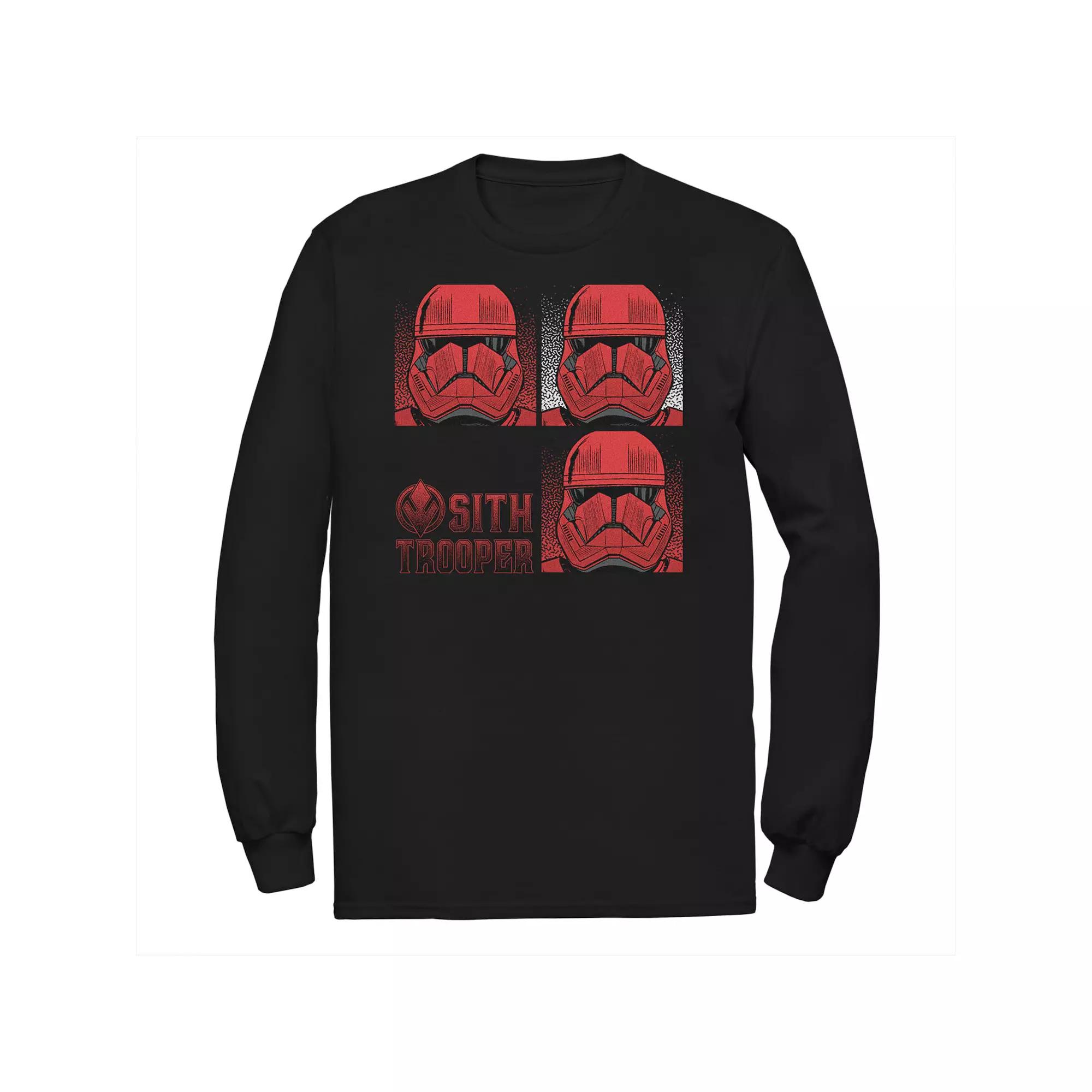 Men's Star Wars The Rise of Skywalker Sith Trooper Panels Long Sleeve Graphic Tee,  Product Image