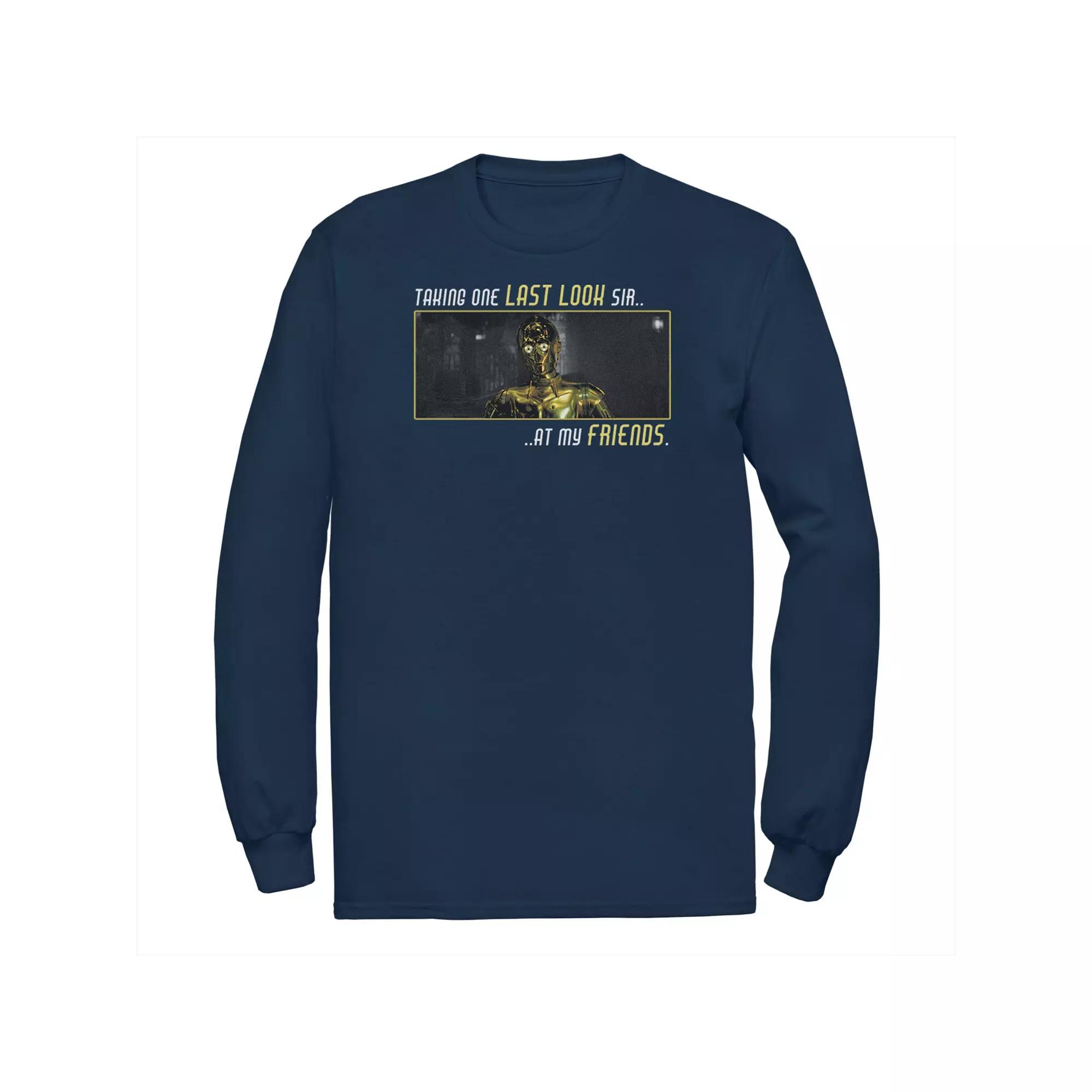 Men's Star Wars: The Rise Of Skywalker C-3PO Taking One Last Look Tee,  Product Image