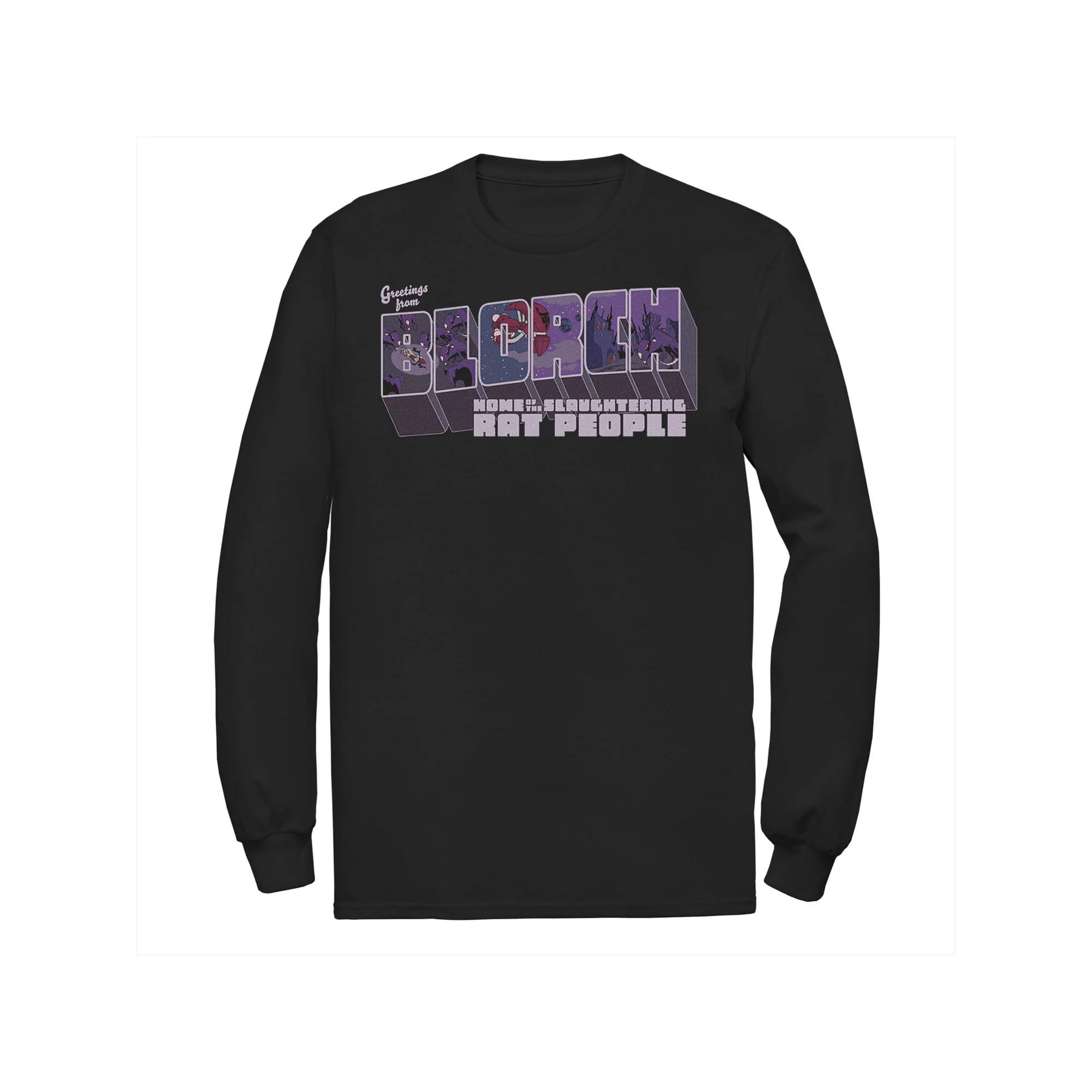 Men's Invader Zim Greetings From Blorch Long Sleeve Graphic Tee,  Product Image