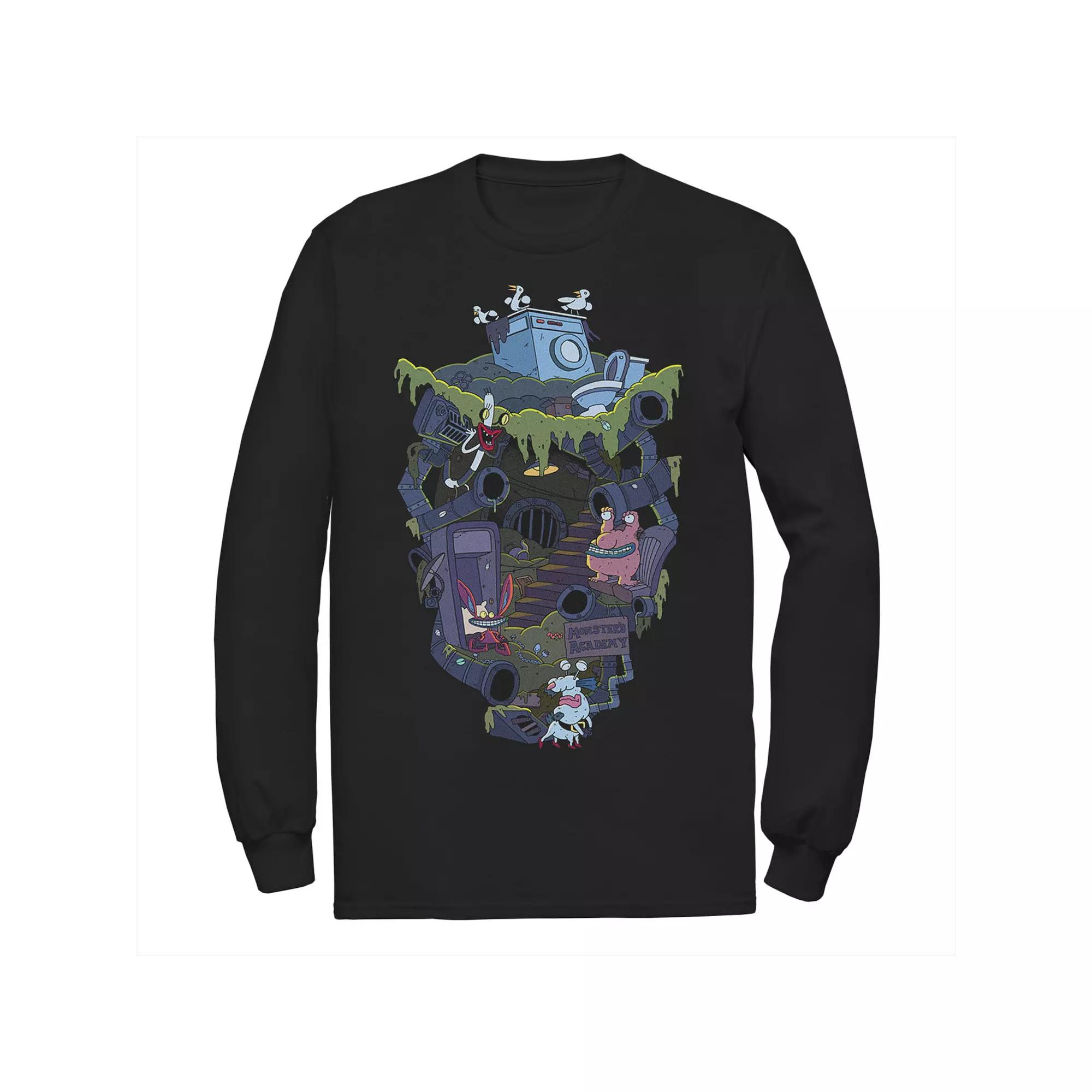 Men's Nickelodeon Aaahh!!! Real Monsters Underground Academy Long Sleeve Tee,  Product Image