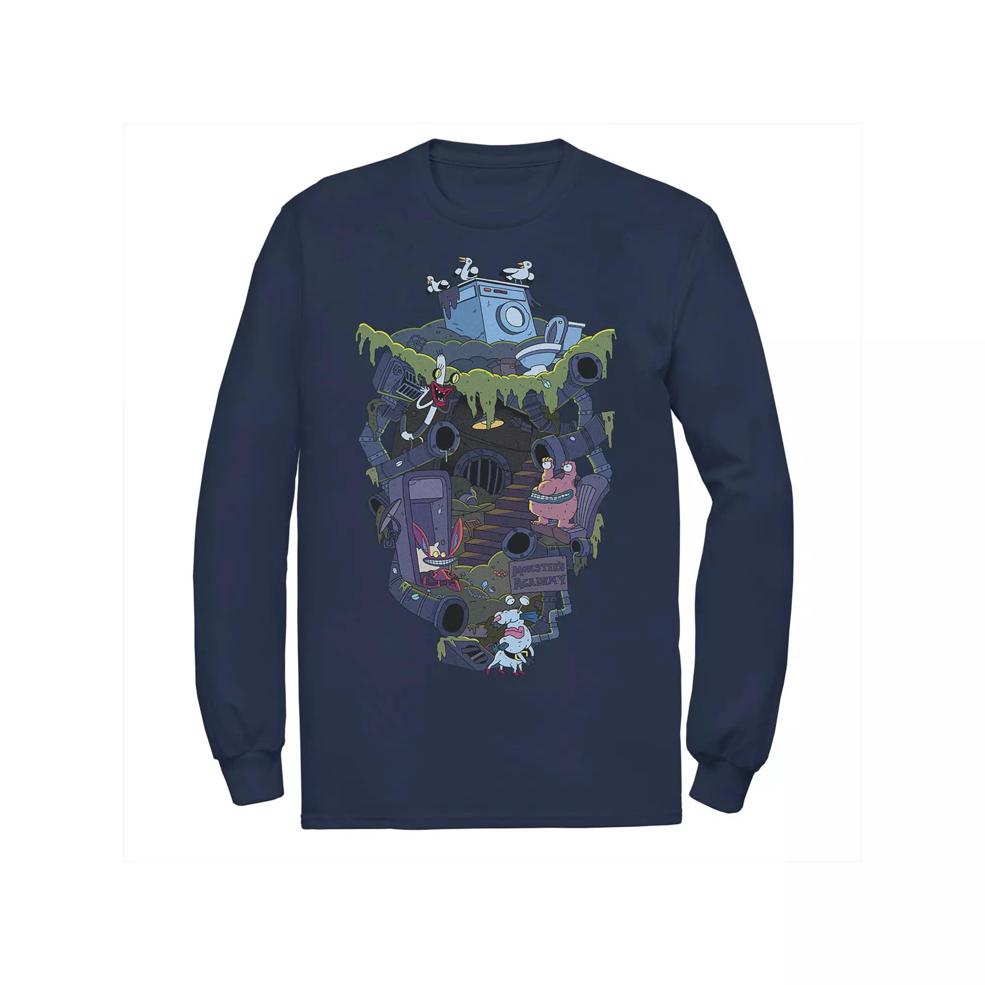 Men's Nickelodeon Aaahh!!! Real Monsters Underground Academy Long Sleeve Tee,  Product Image