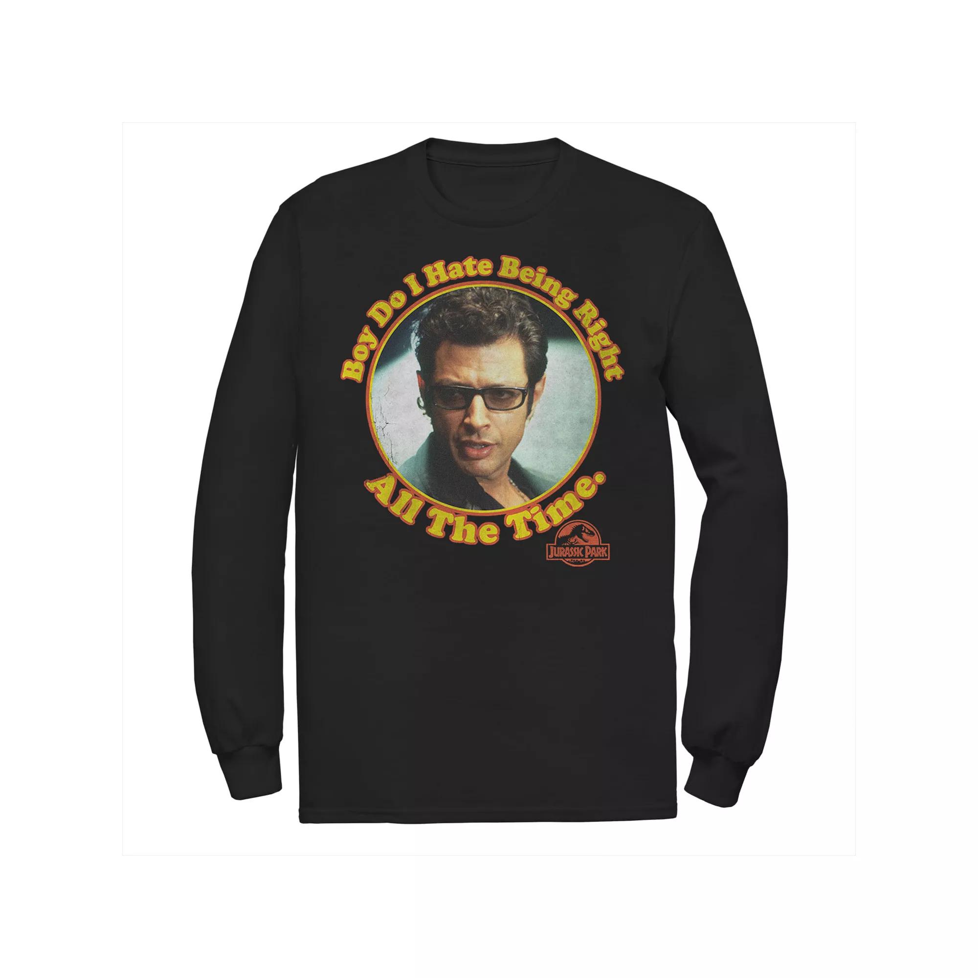 Men's Jurassic Park Hate Being Right All The Time Tee, Size: XXL, Blue Product Image