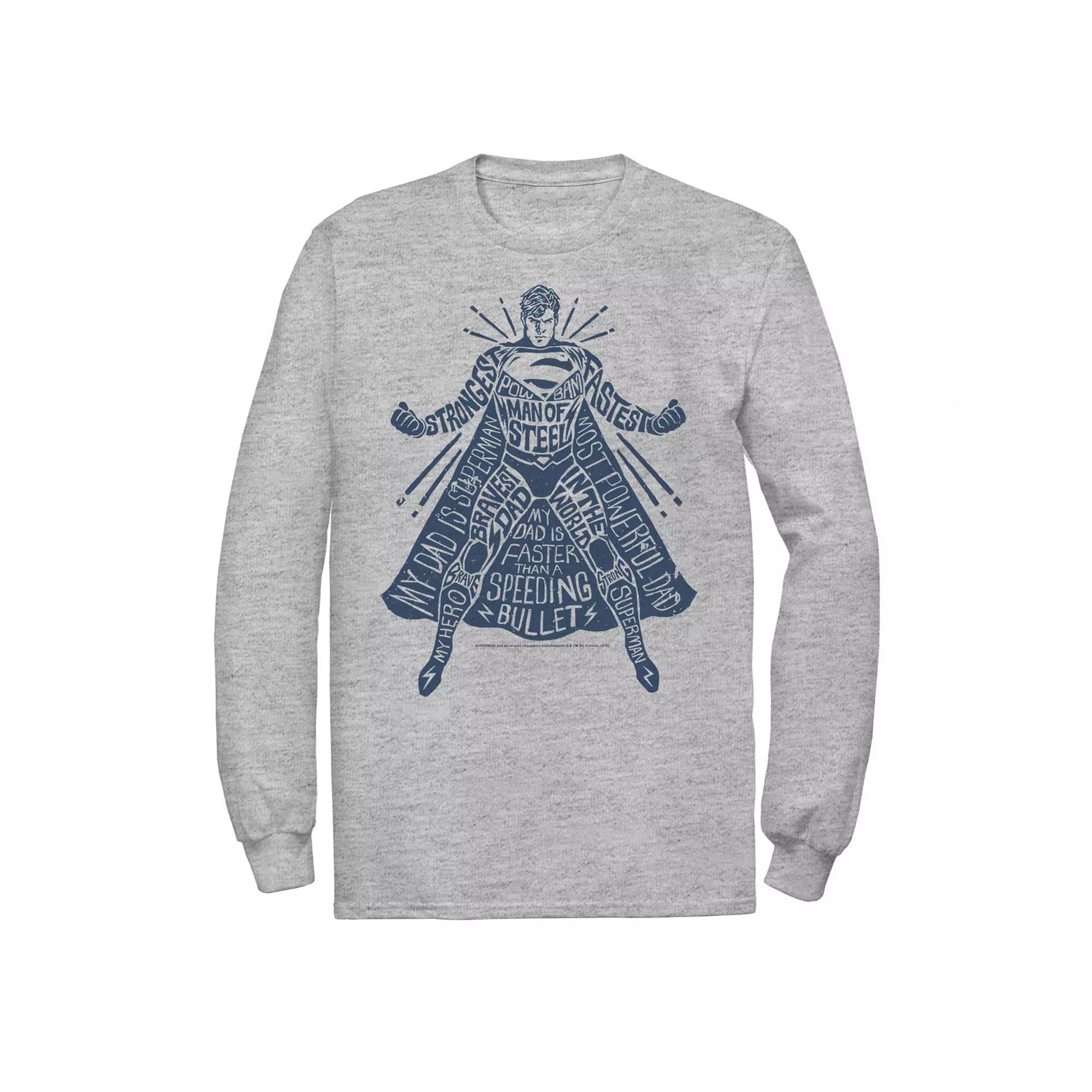 Men's DC Comics Superman Hero Text Tee,  Product Image