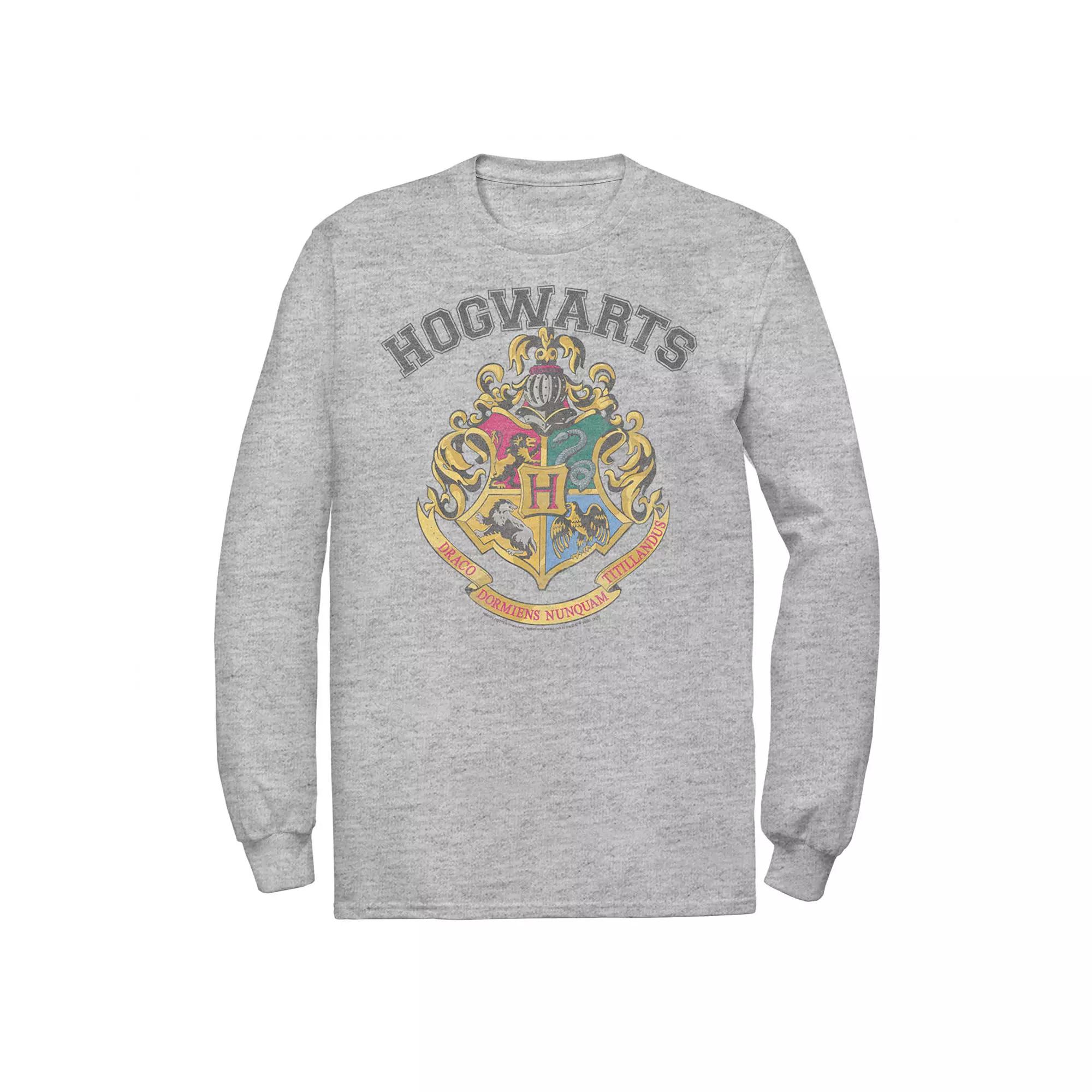 Big & Tall Harry Potter Vintage Logo Long Sleeve Graphic Tee, Men's,  Product Image