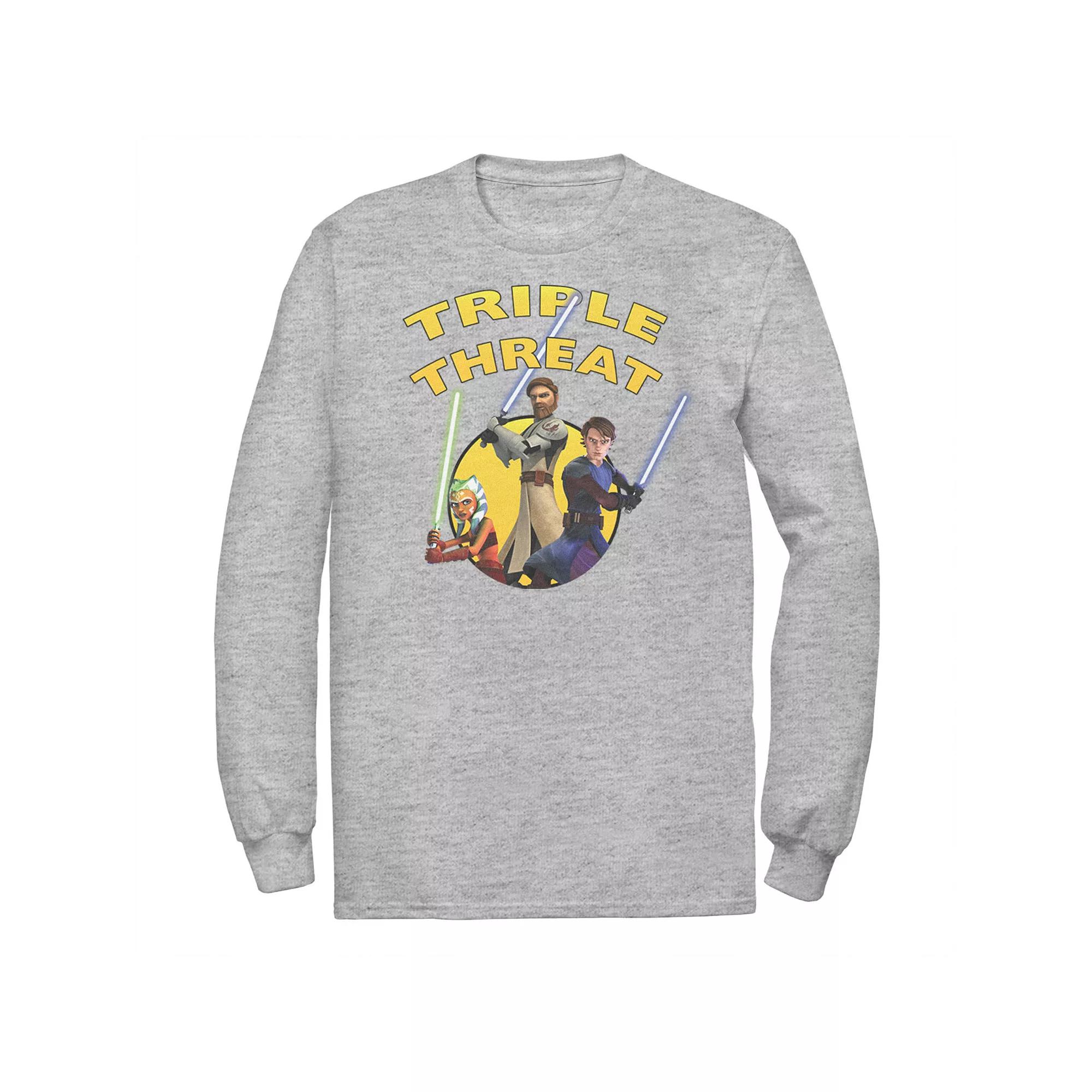 Men's Star Wars: Clone Wars Group Shot Triple Threat Tee,  Product Image