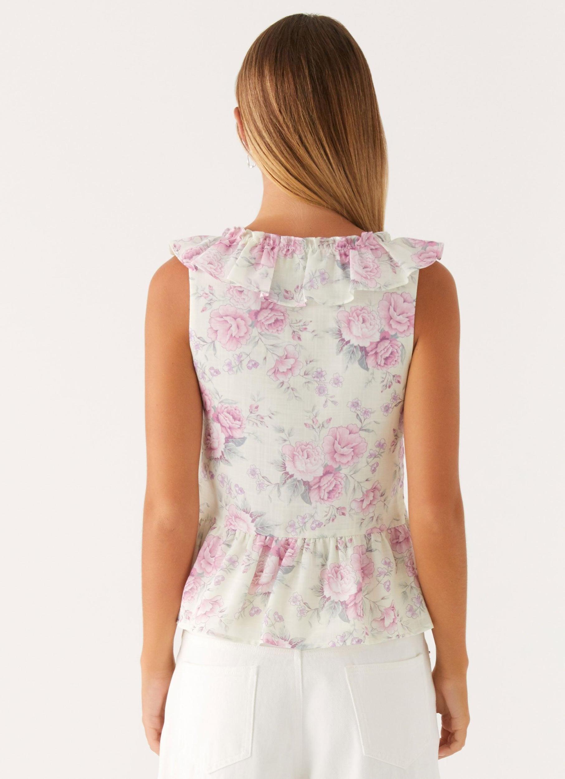 Layne Top - Vintage Floral Product Image