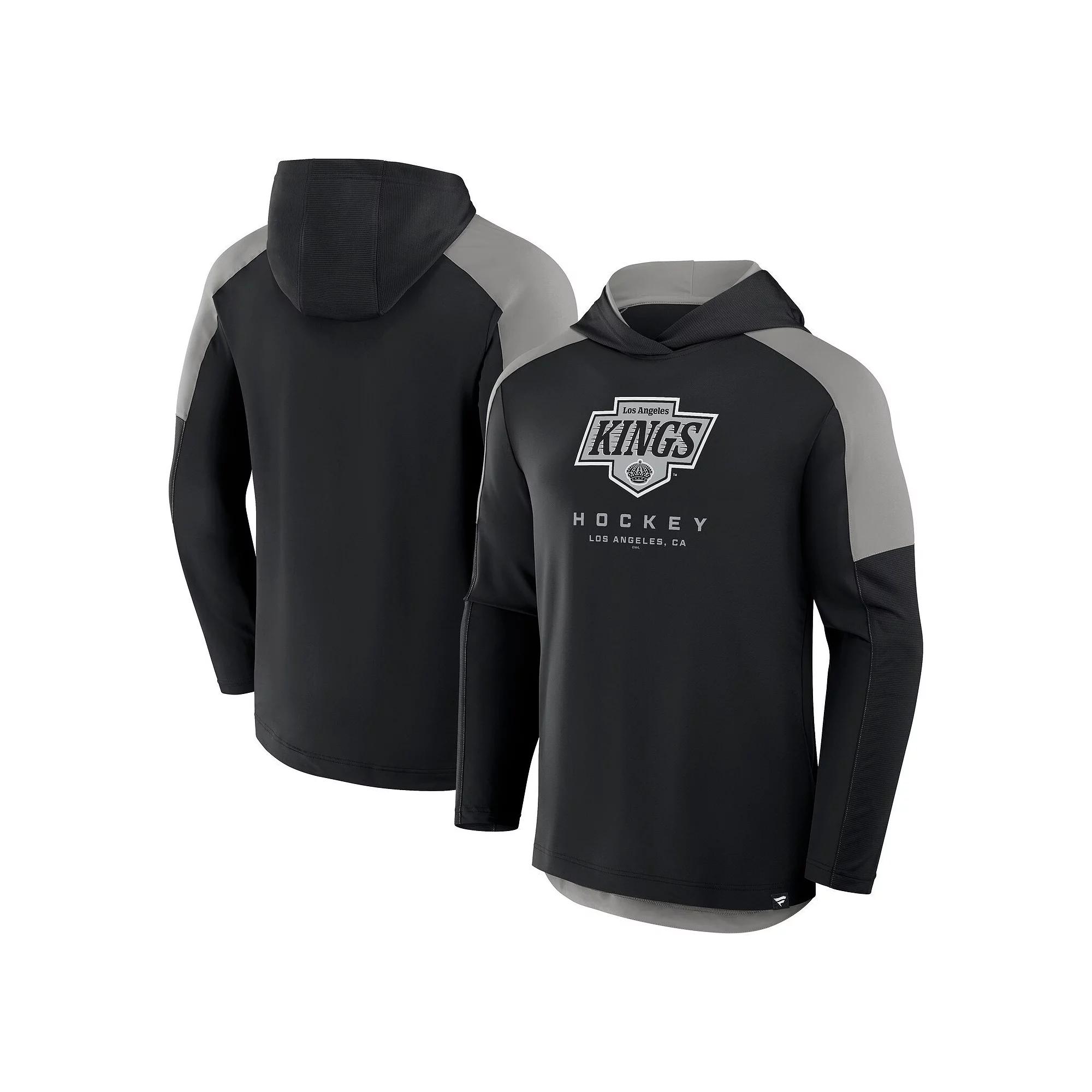 Men's Fanatics Black Los Angeles Kings Meta Game Transitional Pullover Hoodie, Size: Large, Kgs Black Product Image