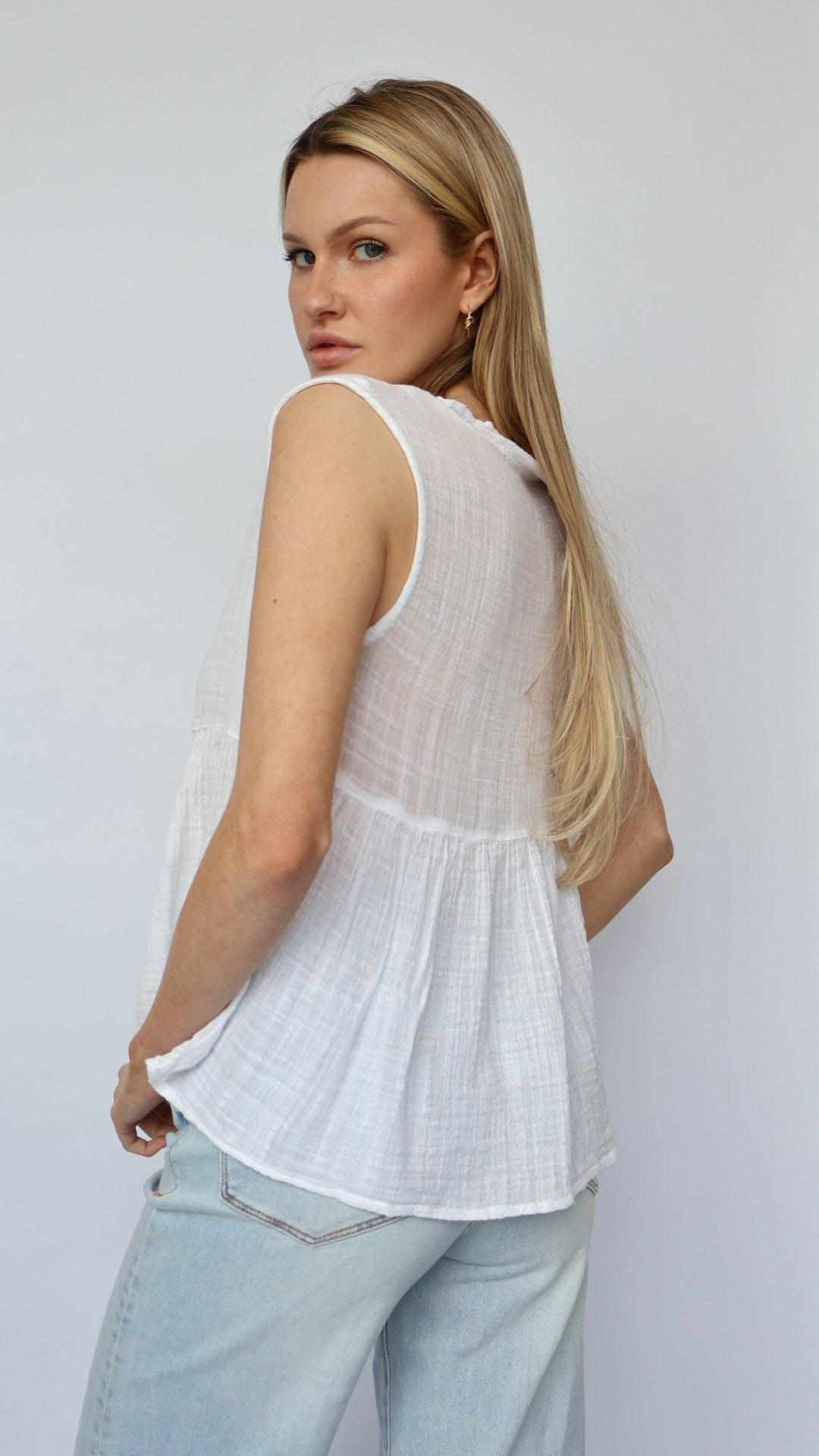 Sleeveless Lightweight Top Product Image